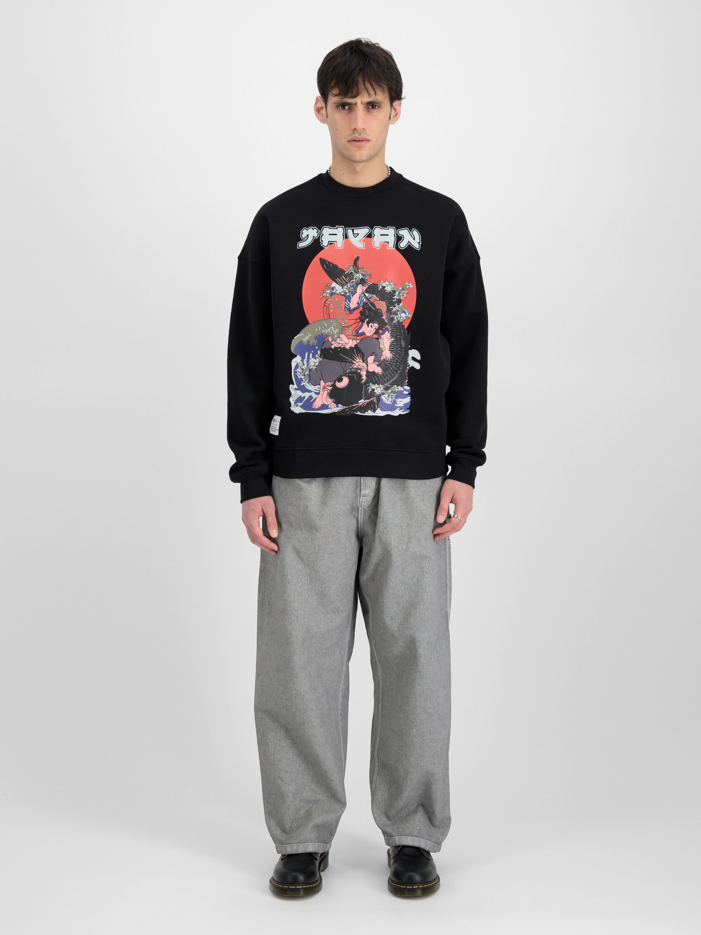 Japan Warrior Sweatshirt black 146300_03_00001_181624