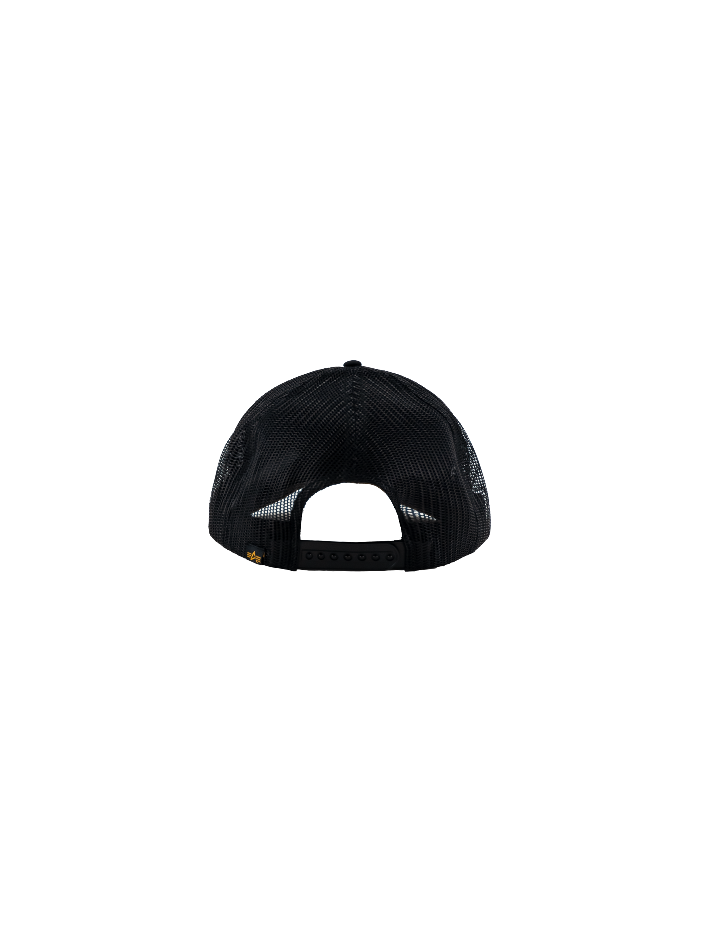 Alpha Label Trucker Cap black 106901_03_1_flatlay_00002_153733