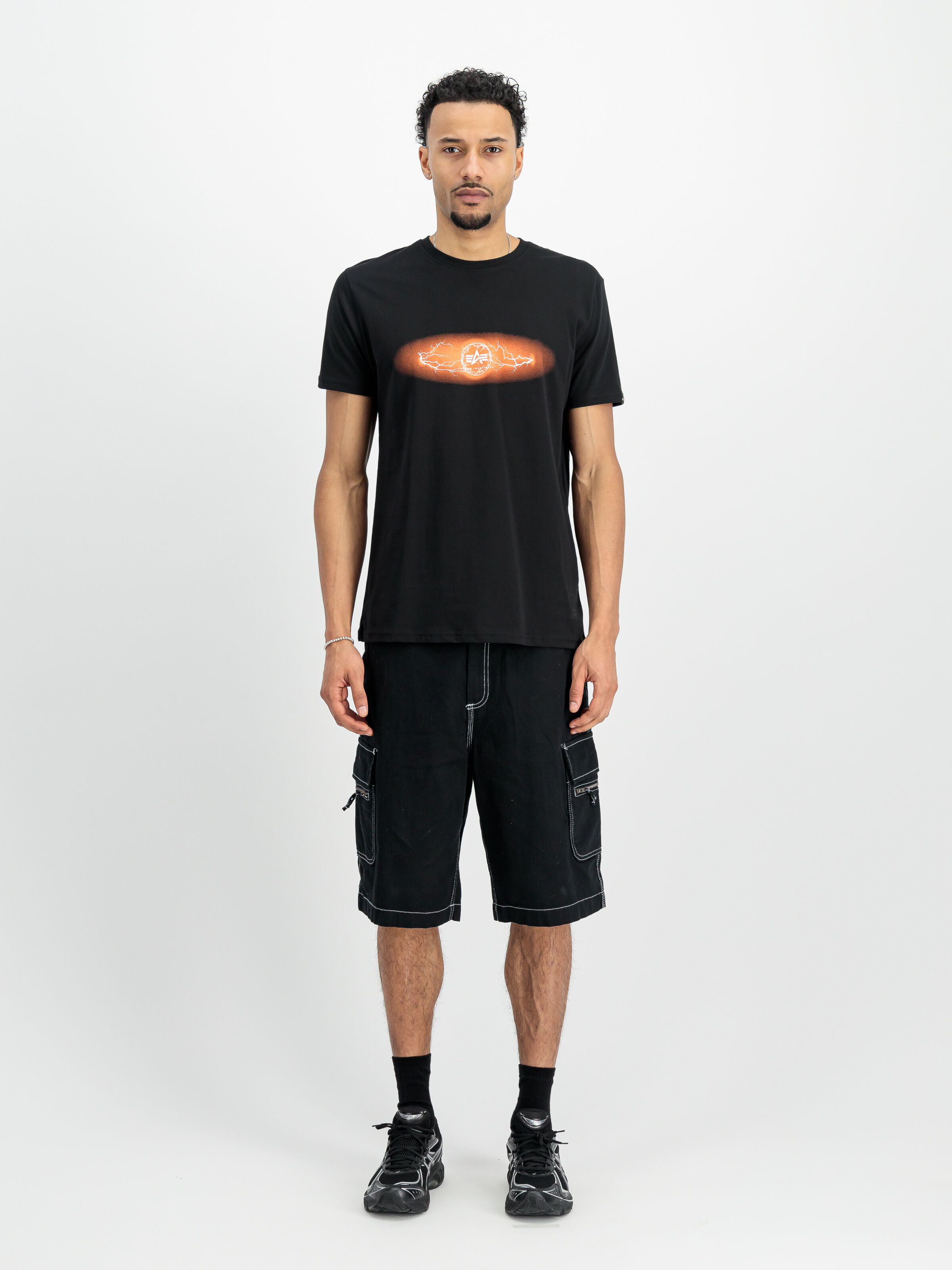 Lightning T-Shirt black/orange 156562_241_2_model_00001_152704