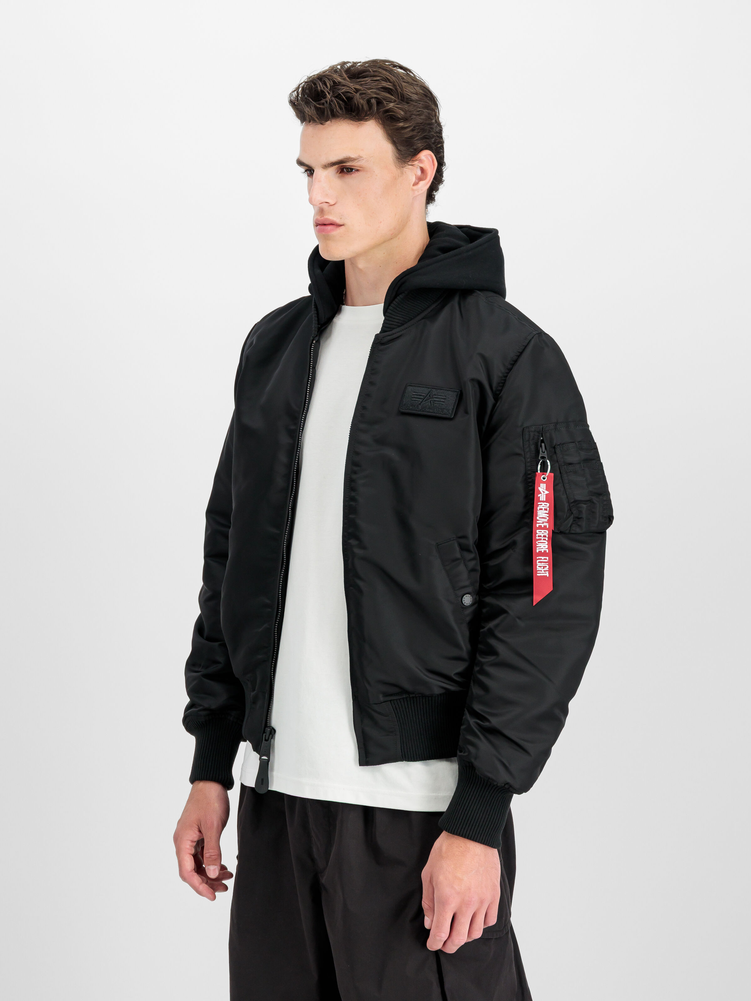 MA-1 Zip Hood Backprint Bomber Jacket black/white 128113_95_2_model_00002_189230