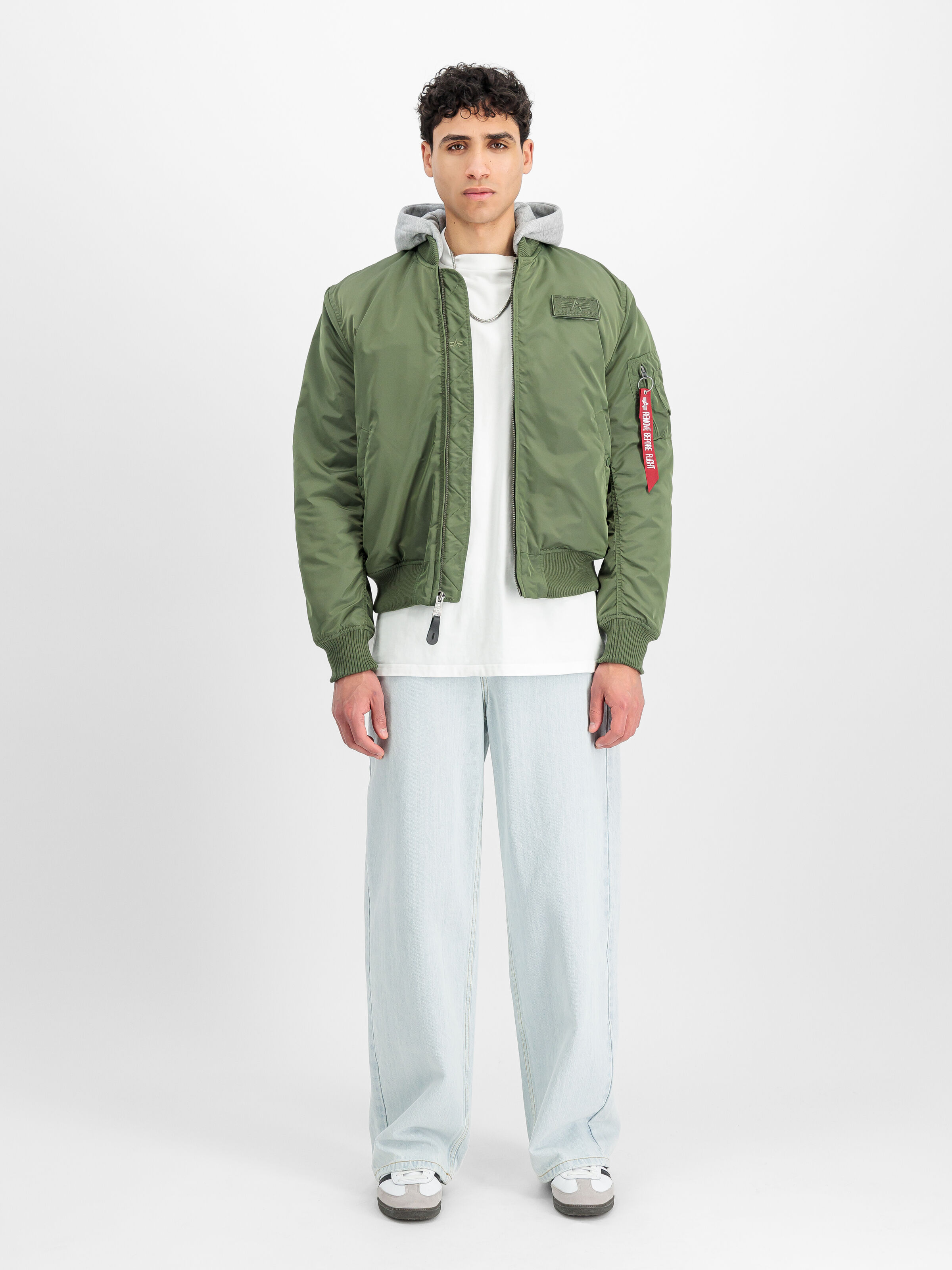 MA-1 TT Hood Two Tone Cold Weather Bomber Jacket sage-green 258100_01_2_model_00001_161508
