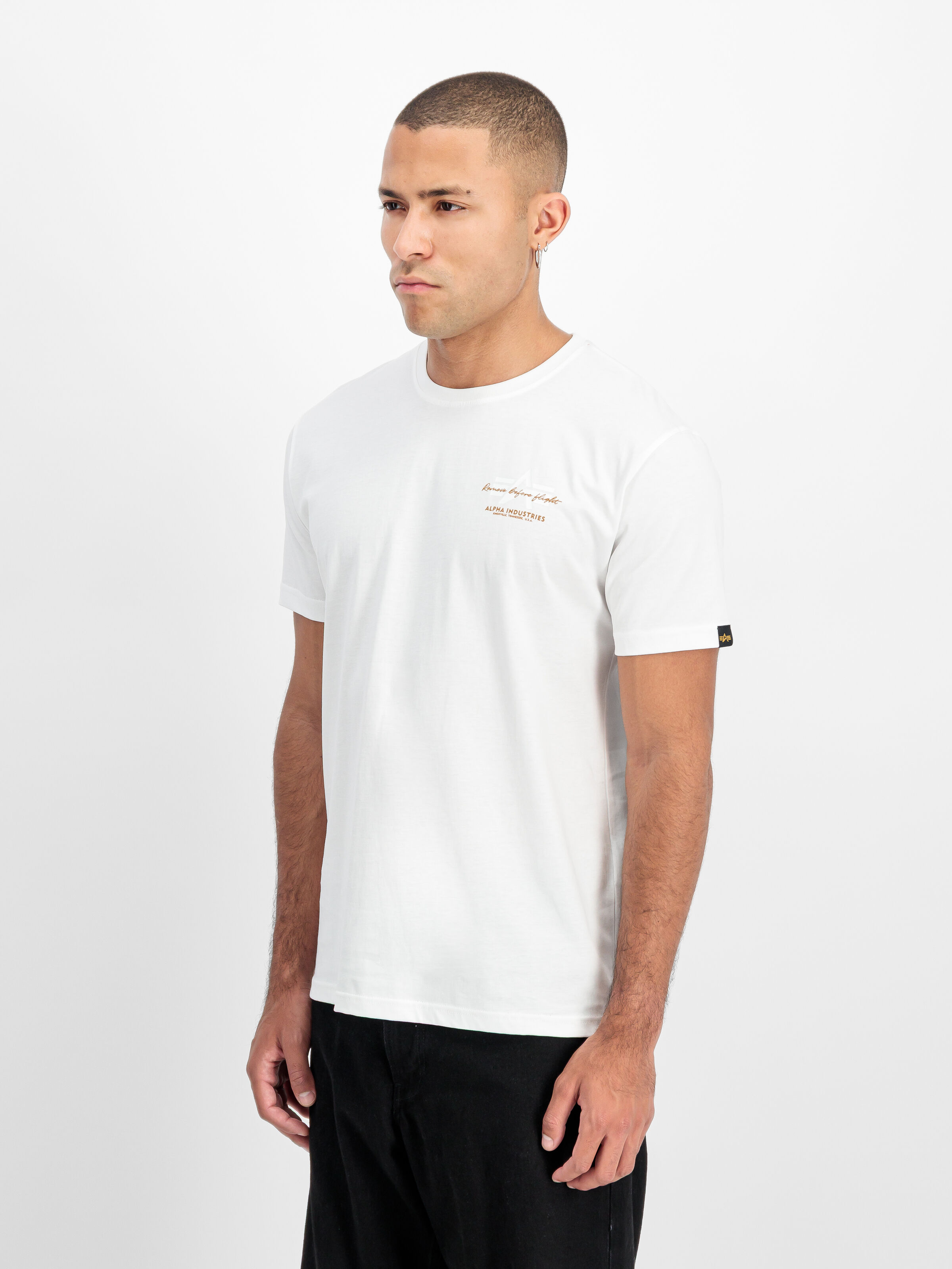 Tonal Logo Print T-Shirt white 266525_09_2_model_00002_210850