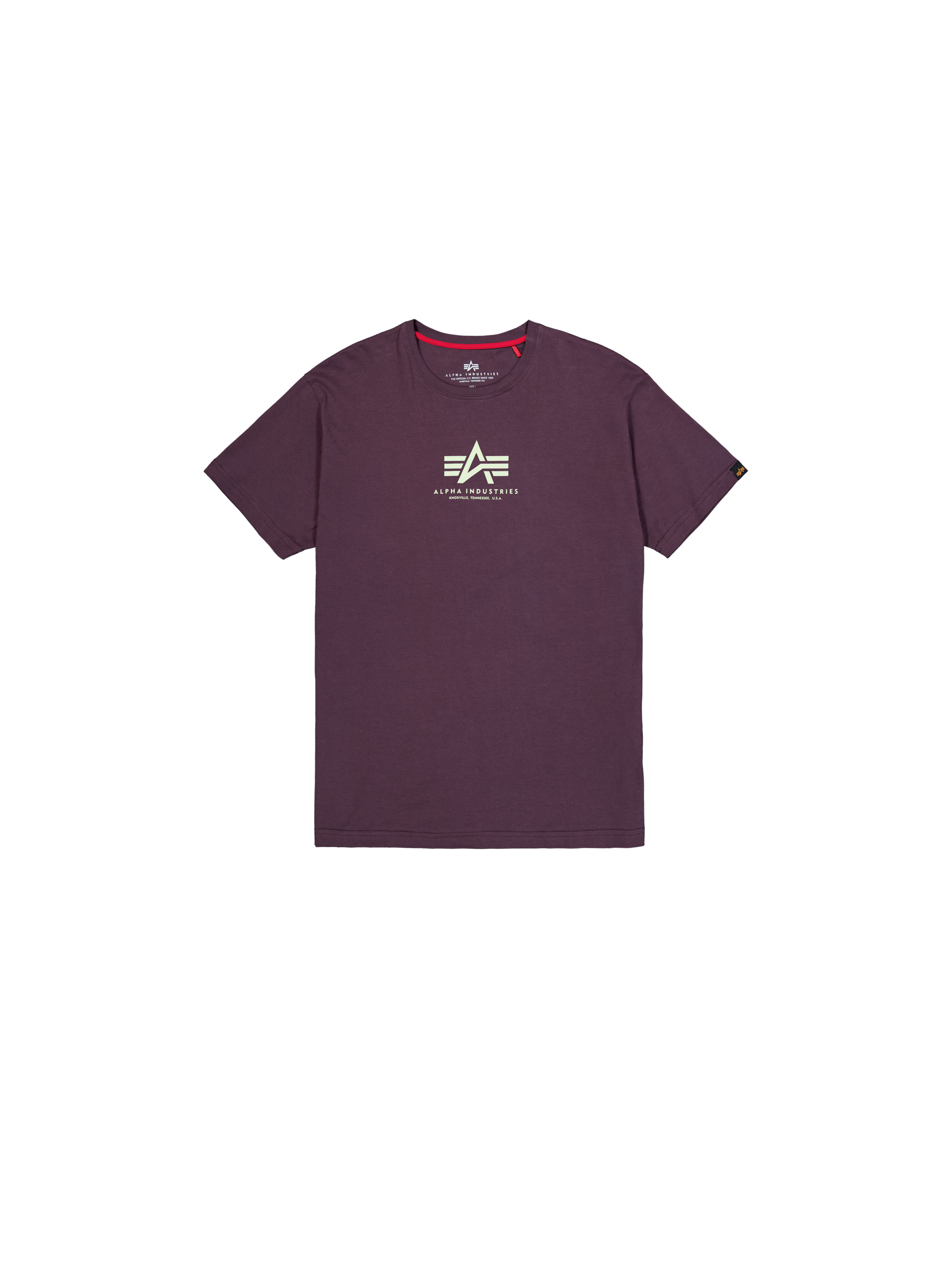 Basic Mid Logo T-Shirt Plum 118533_719_1_flatlay_00001_97251.png
