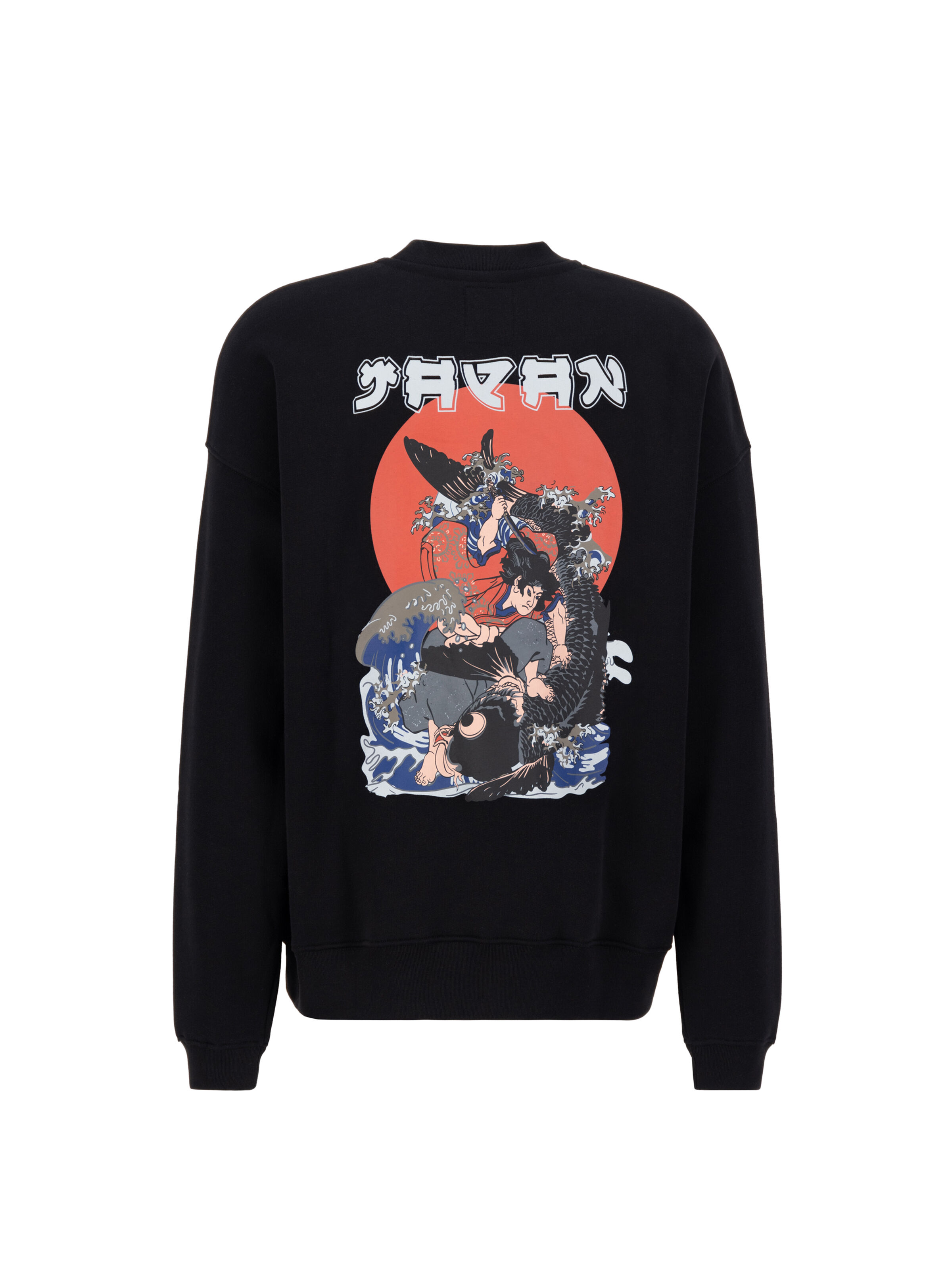 Japan Wave Warrior Sweatshirt black 146309_03_001_2_182425