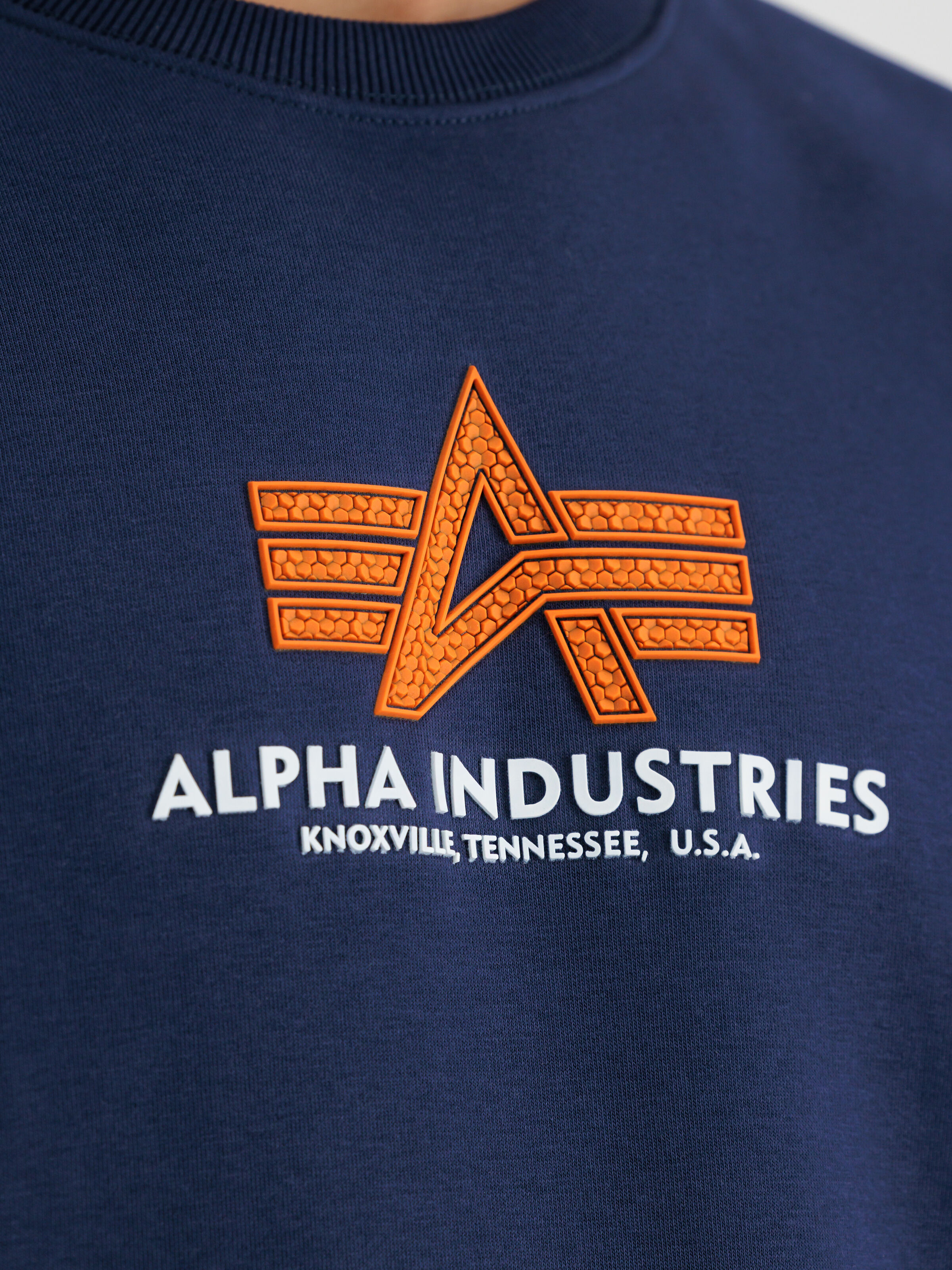 Basic Rubber Sweatshirt ultra navy 178302RB_697_alpha_industries_basic_sweater_rubber_00004_182720