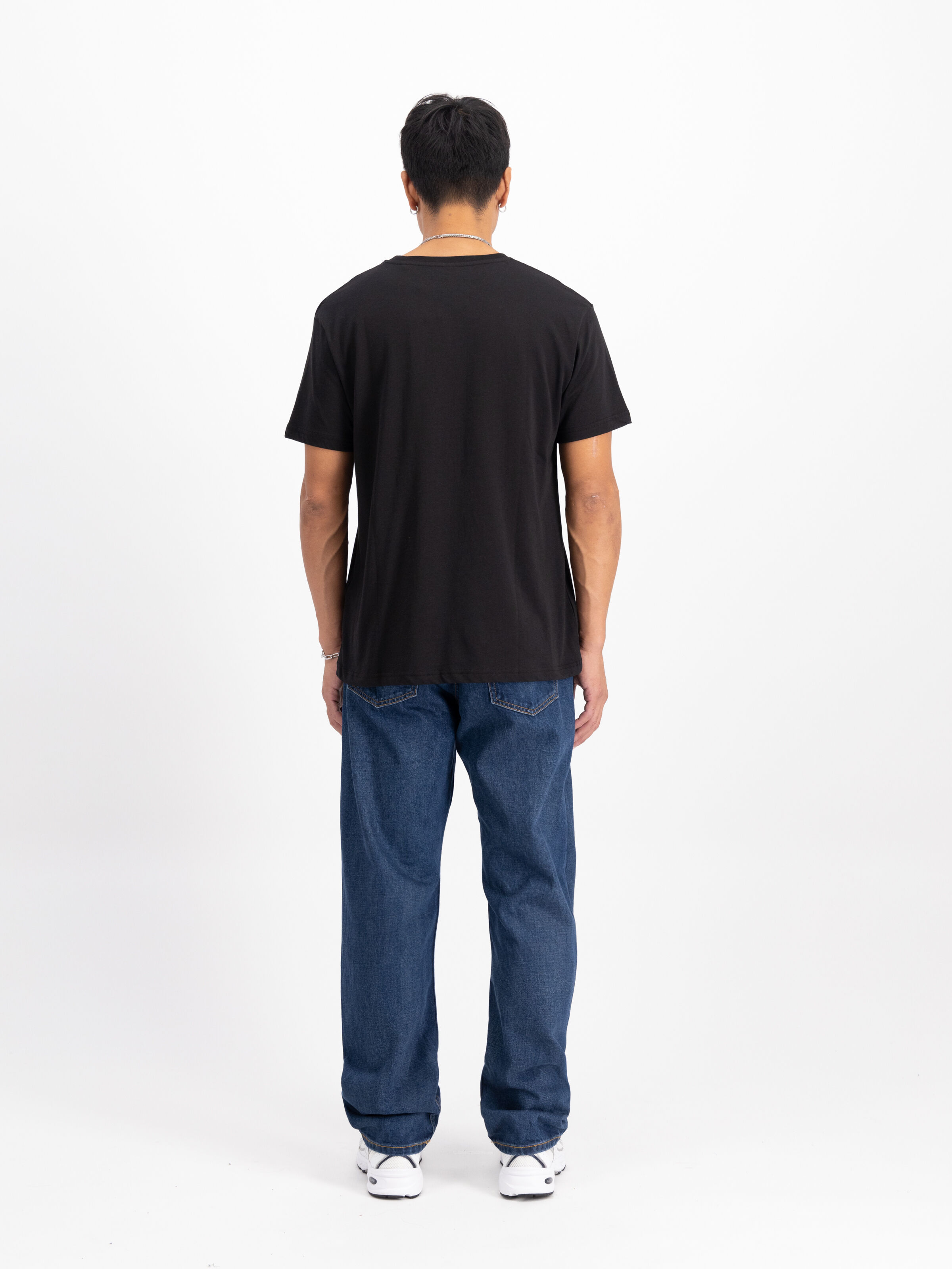 Basic Small Logo T-Shirt black/blue 188505_93_2_model_00002_117680