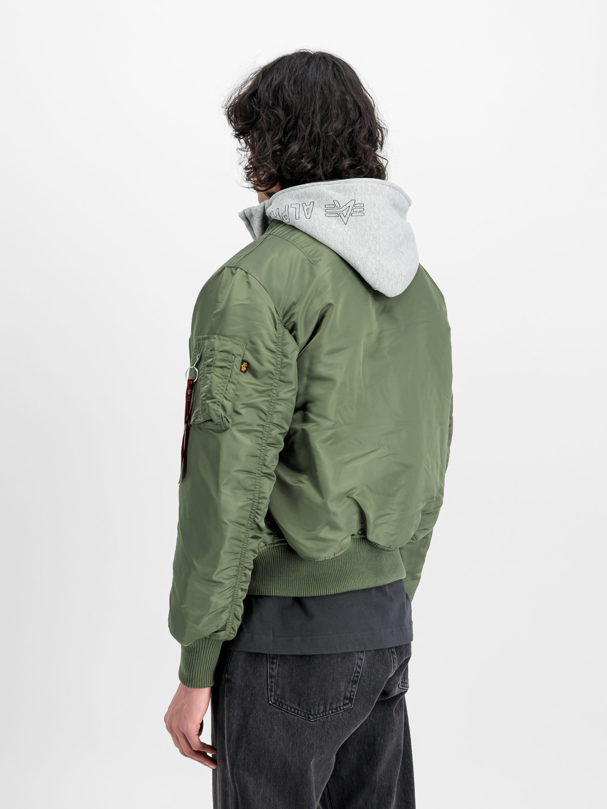 MA-1 D-Tec Hood Bomber Jacket sage-green 183110_01_2_model_00004_127942