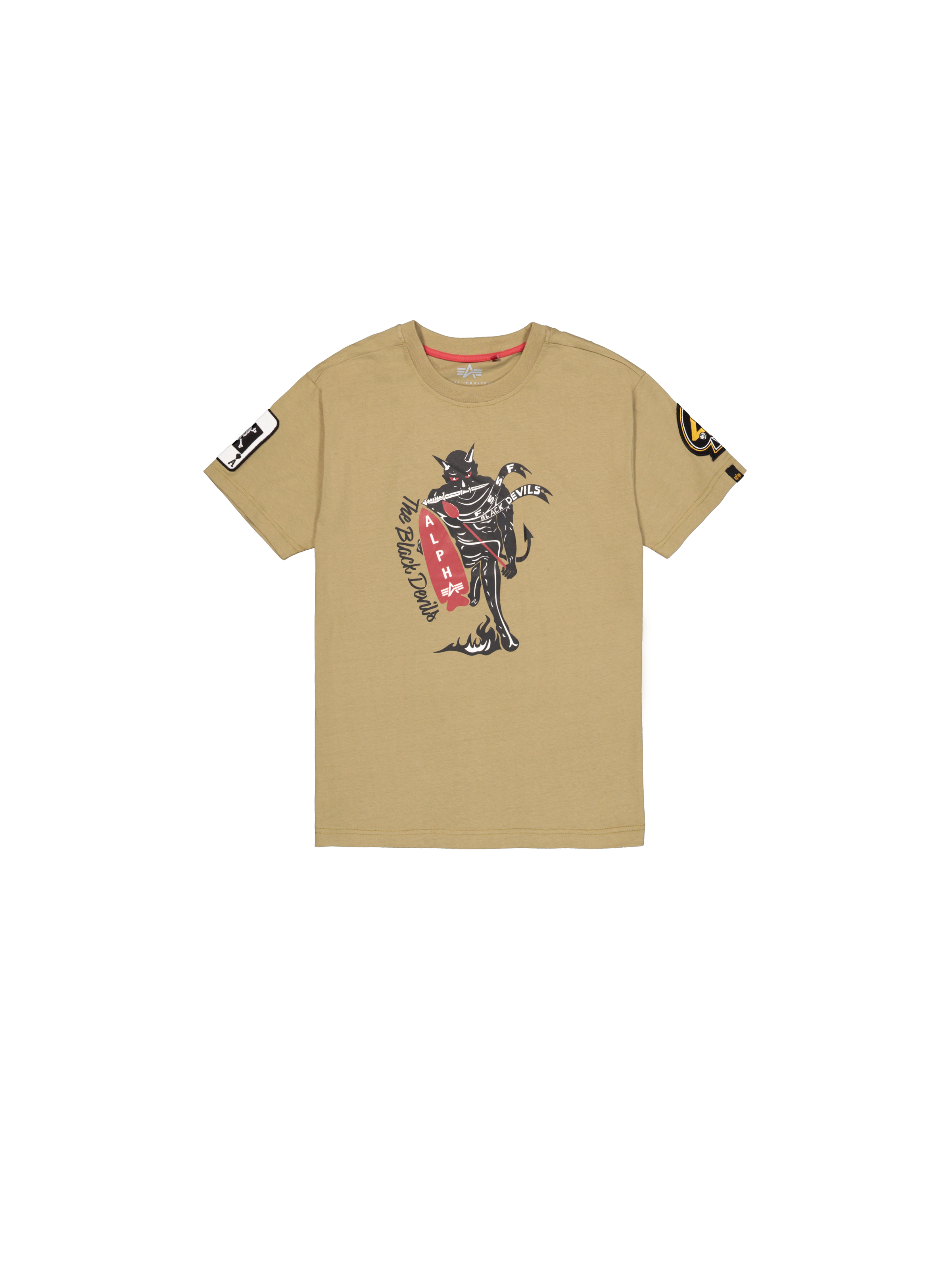 Black Devils T-Shirt light olive 268508_82_1_flatlay_00001_206656.png