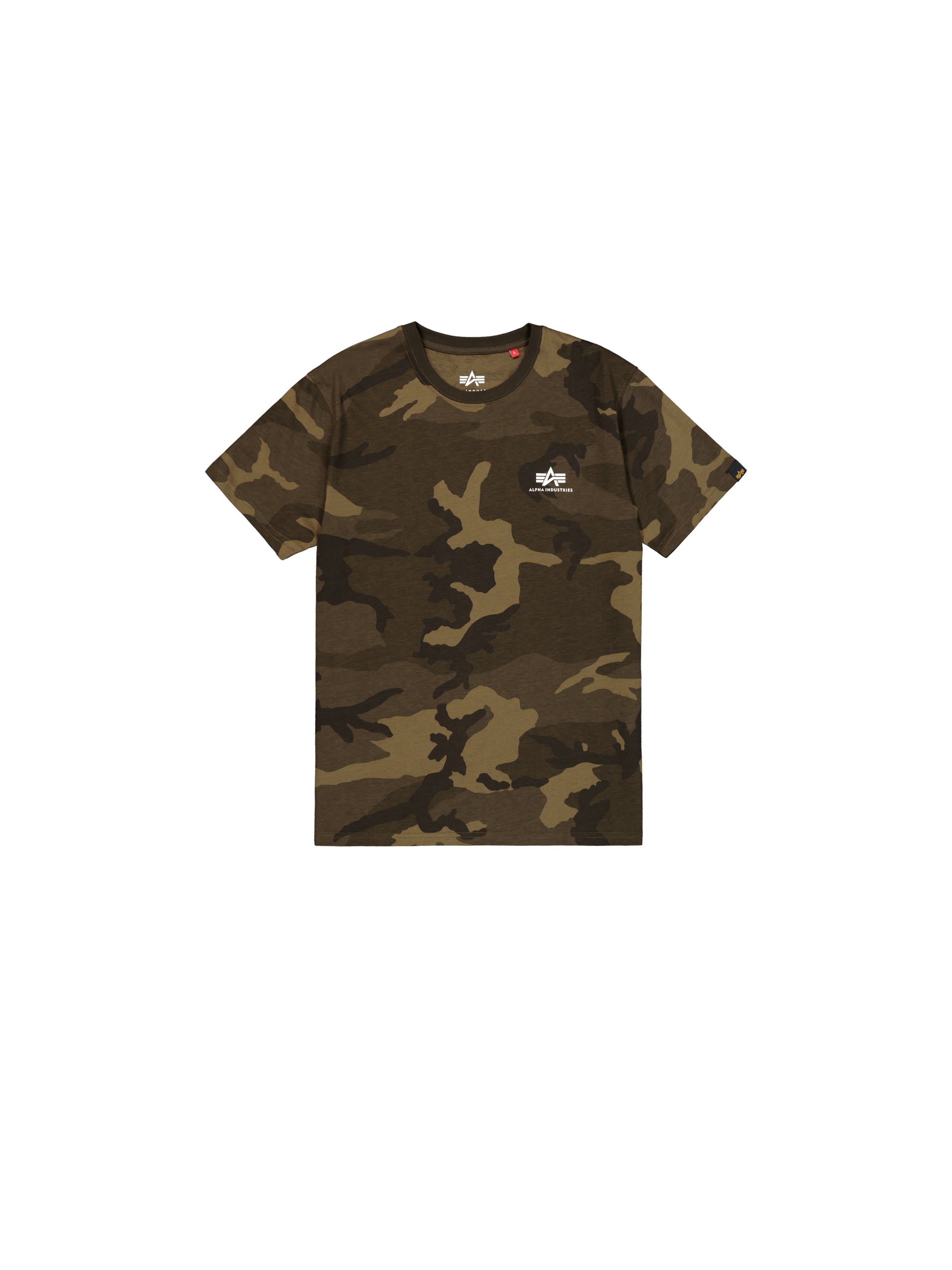 Basic Small Logo Camo T-Shirt olive camo 188505C_239_1_flatlay_00001_181911.png