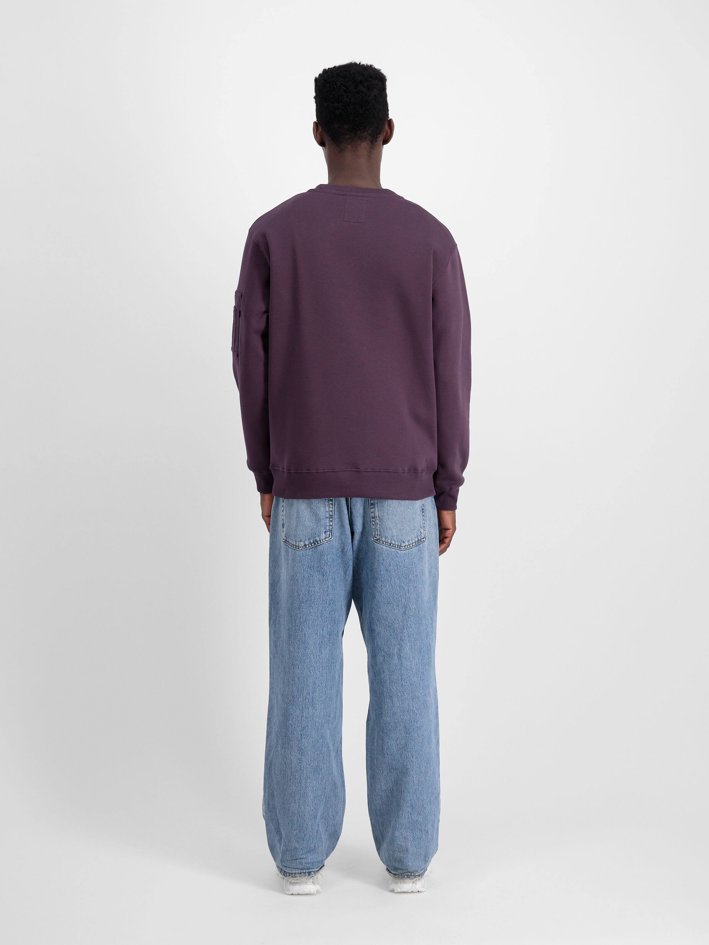 3D Small Logo Sweatshirt Plum 148309_719_2_model_00002_98567