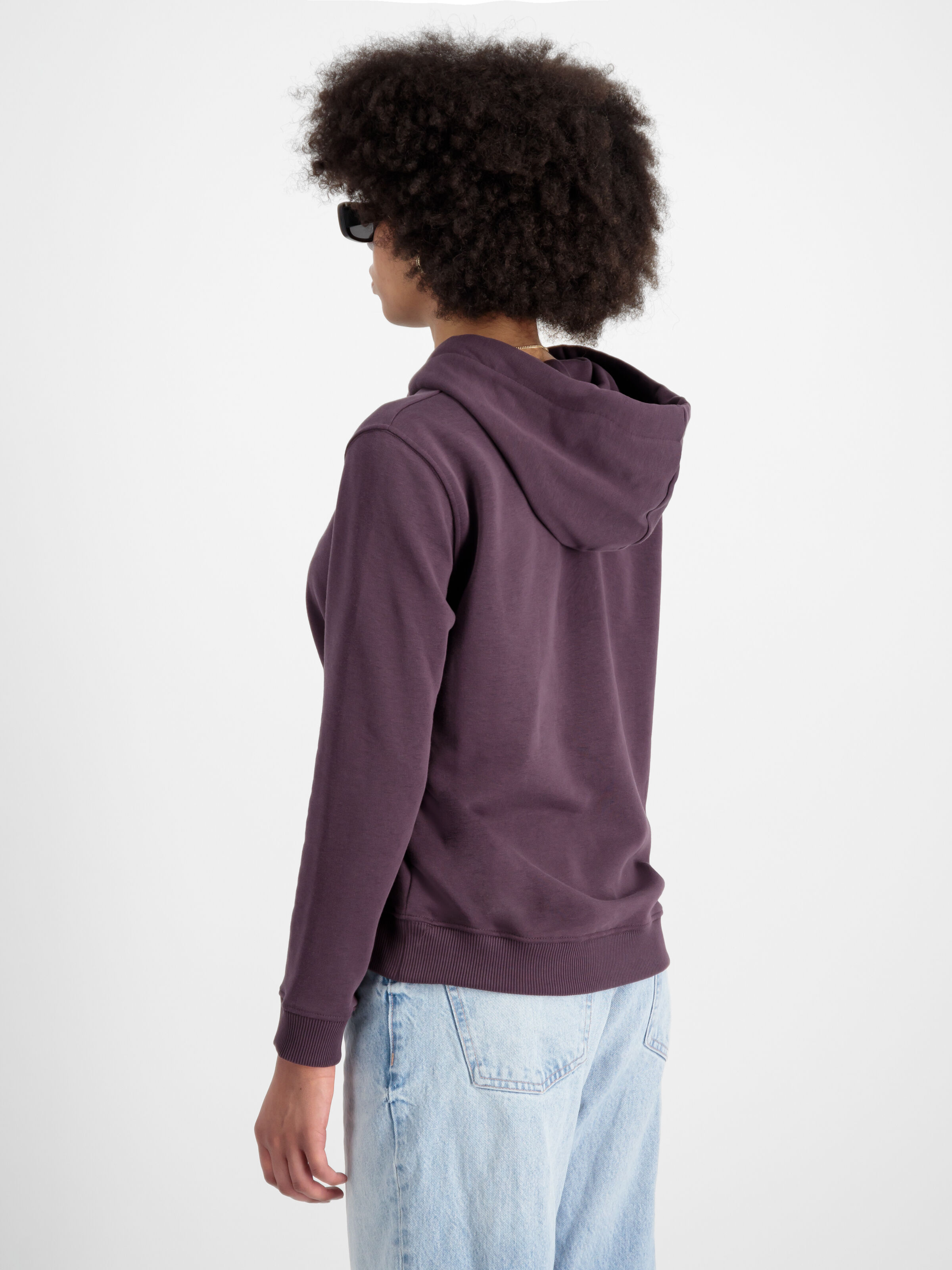 New Basic Big Logo Hoodie Women Plum 196032_719_2_model_00004_97012