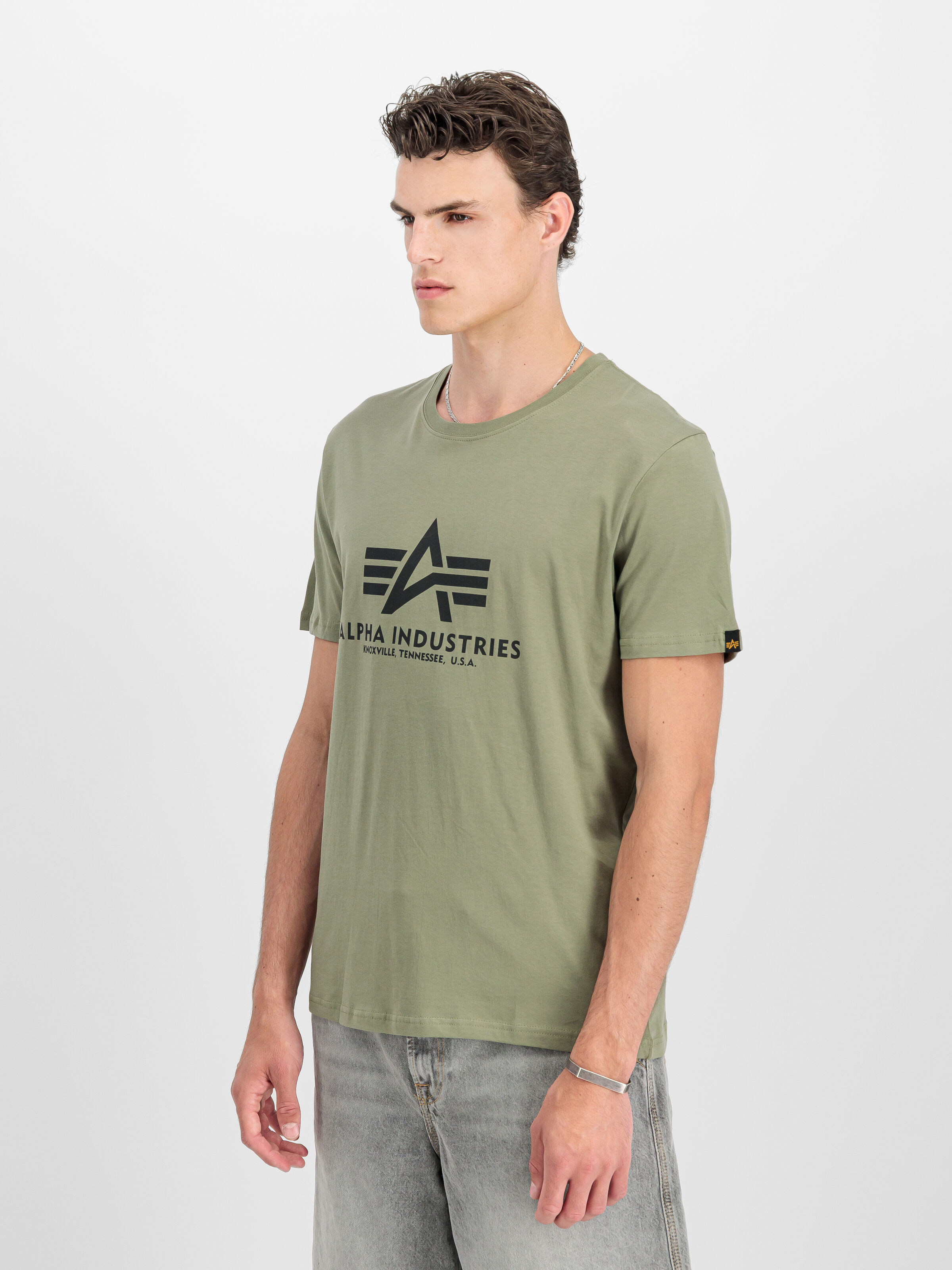 Basic Big Logo T-Shirt olive 100501_11_2_model_00002_188949
