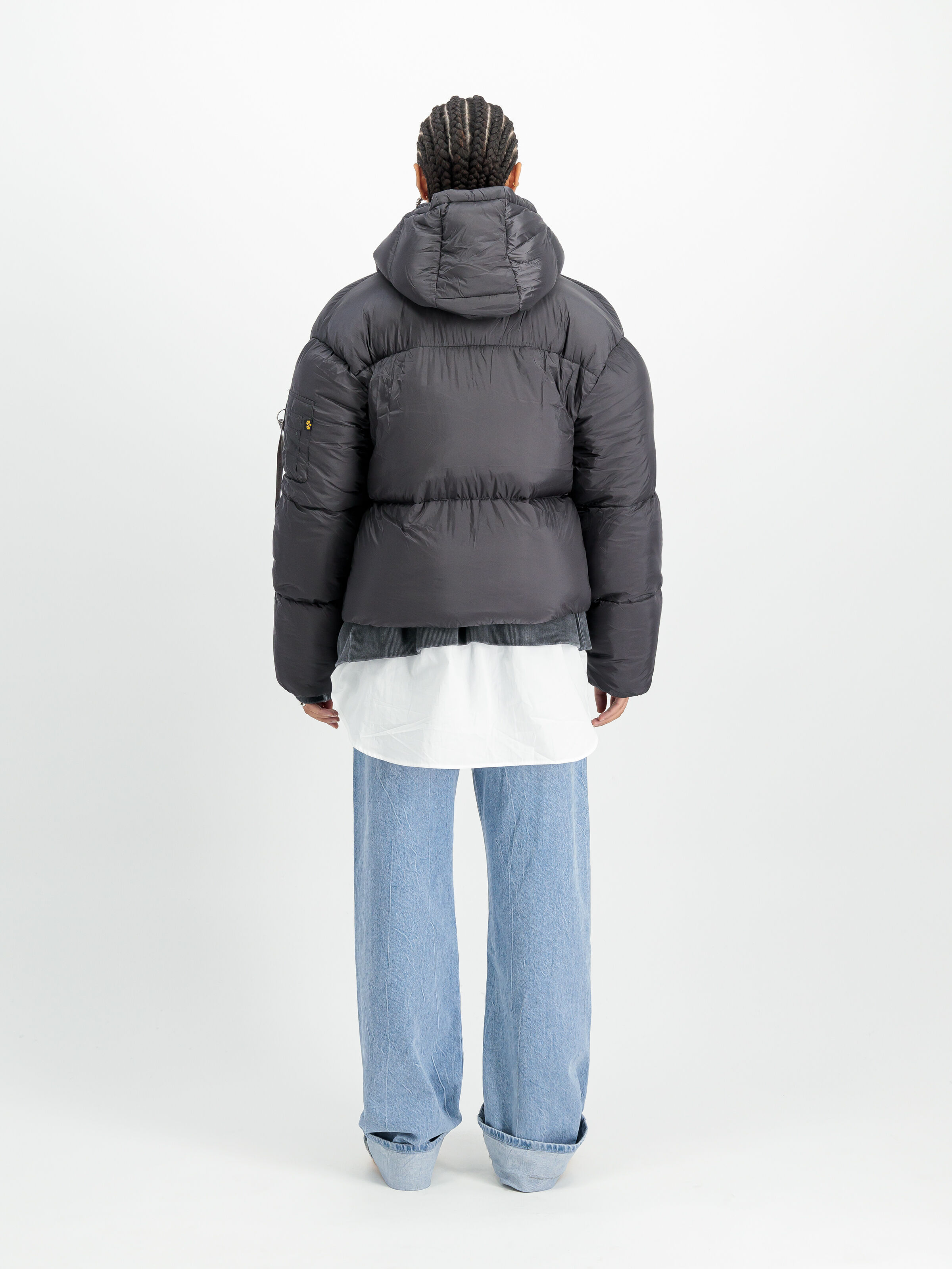 Cloud Puffer Bomber Winter Jacket Women vintage grey 148006_684_2_model_00002_117185