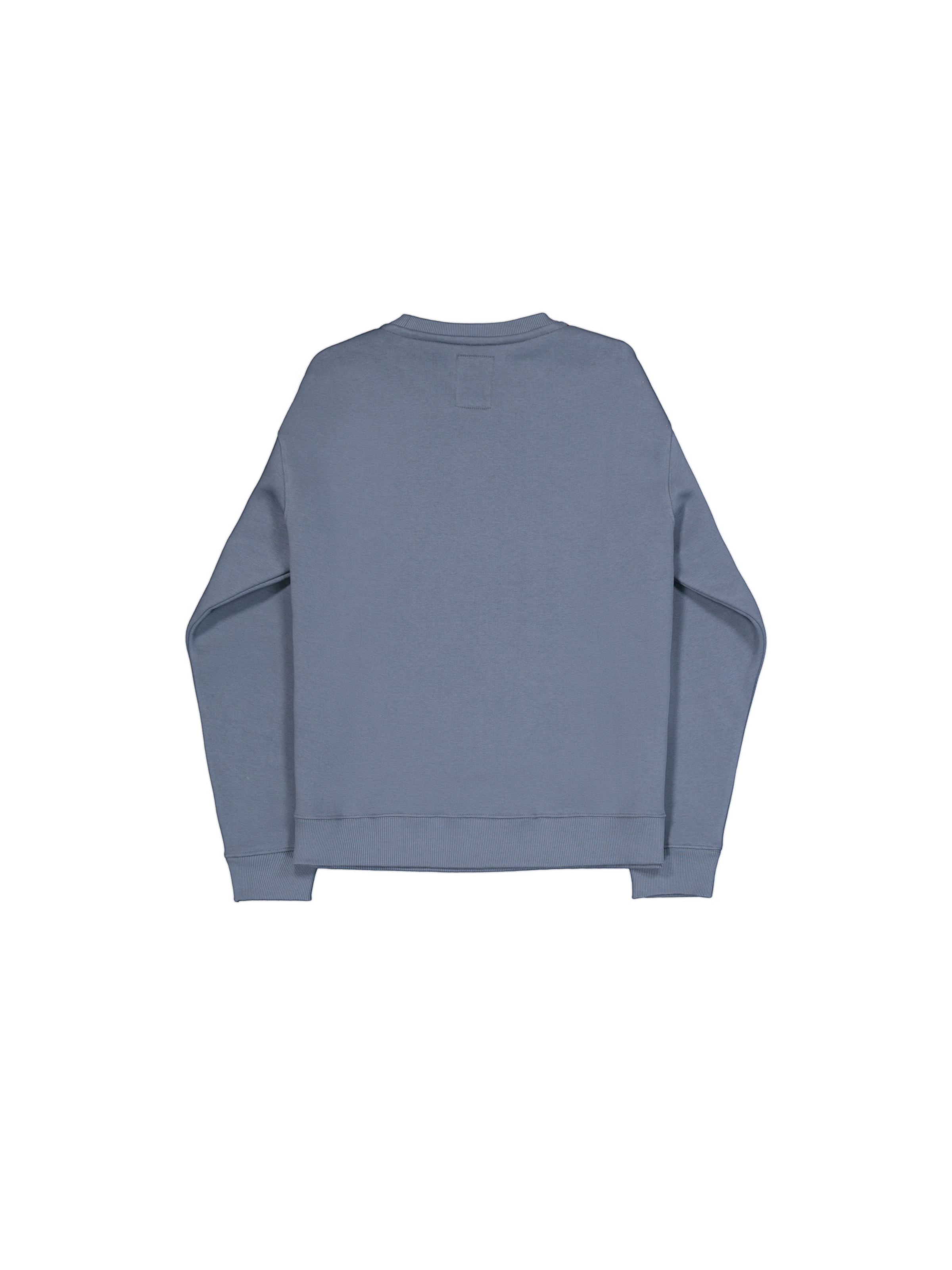 Alpha Label Sweatshirt denim blue 118312_439_1_flatlay_00002_162505