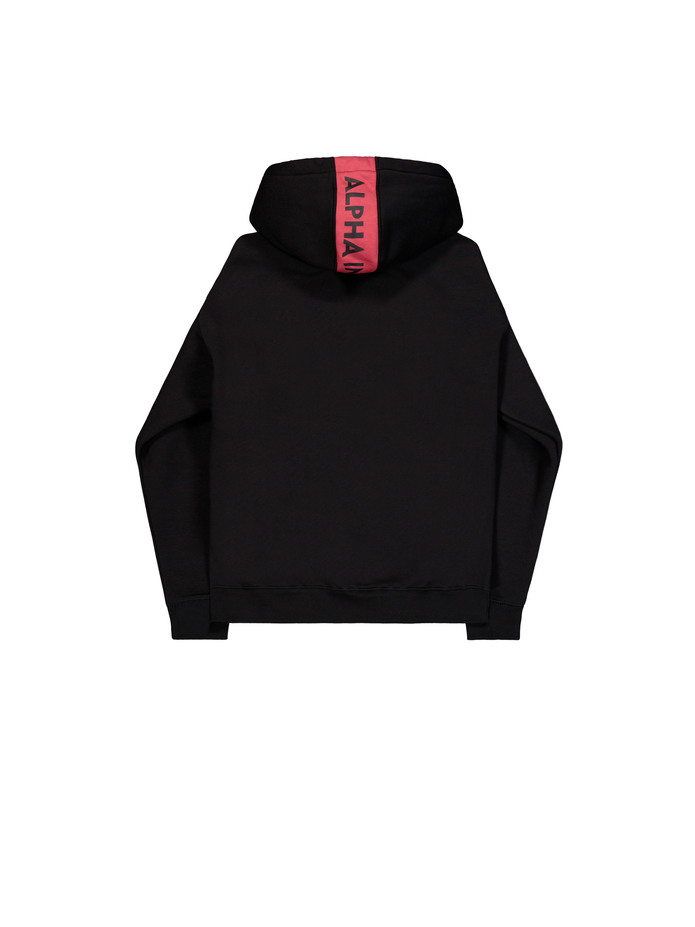 Red Stripe Hoodie black 178314_03_1_flatlay_00002_186795