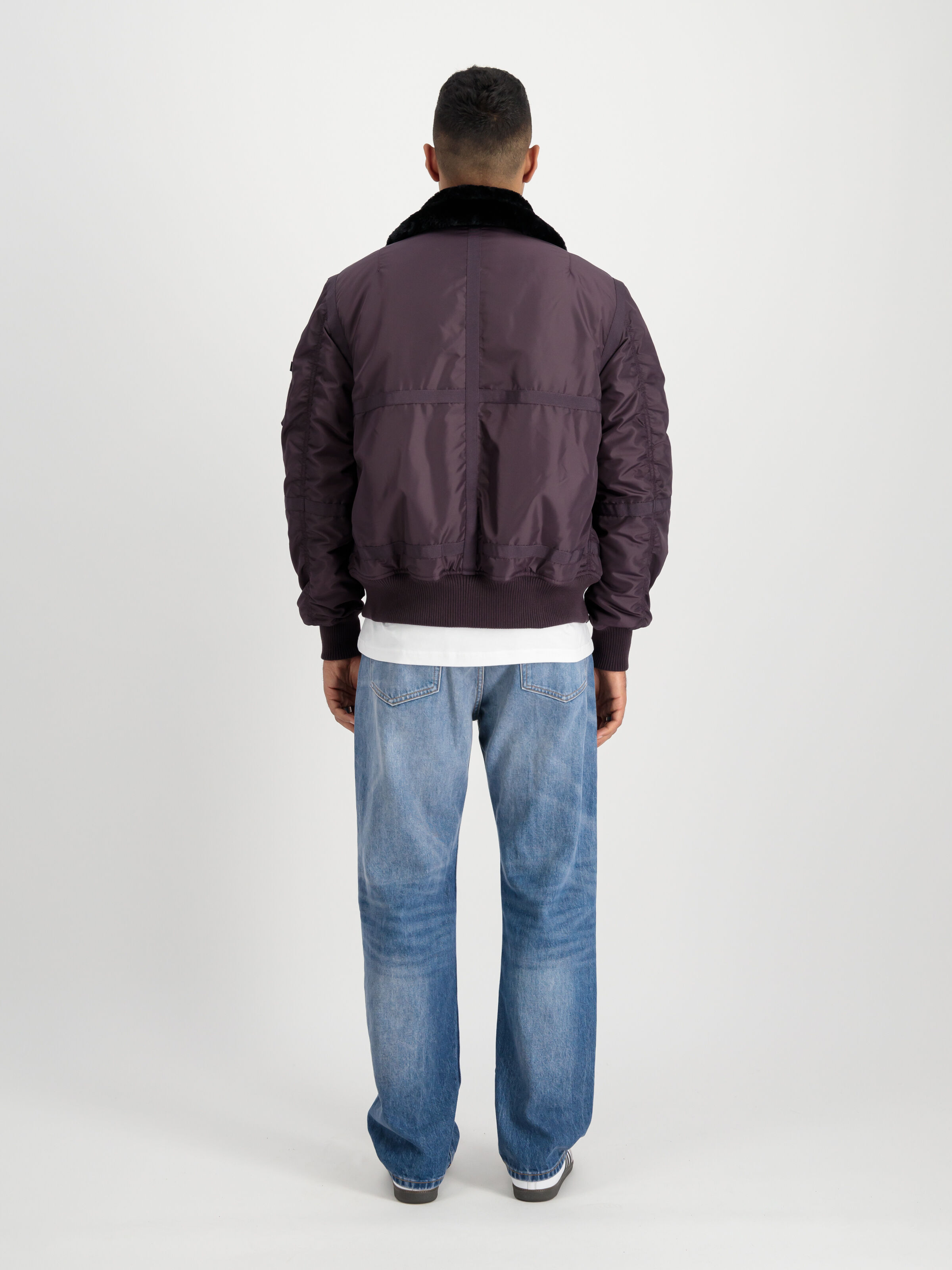 B-15 III TT Two Tone Bomber Jacket Plum 198122_719_2_model_00002_115945
