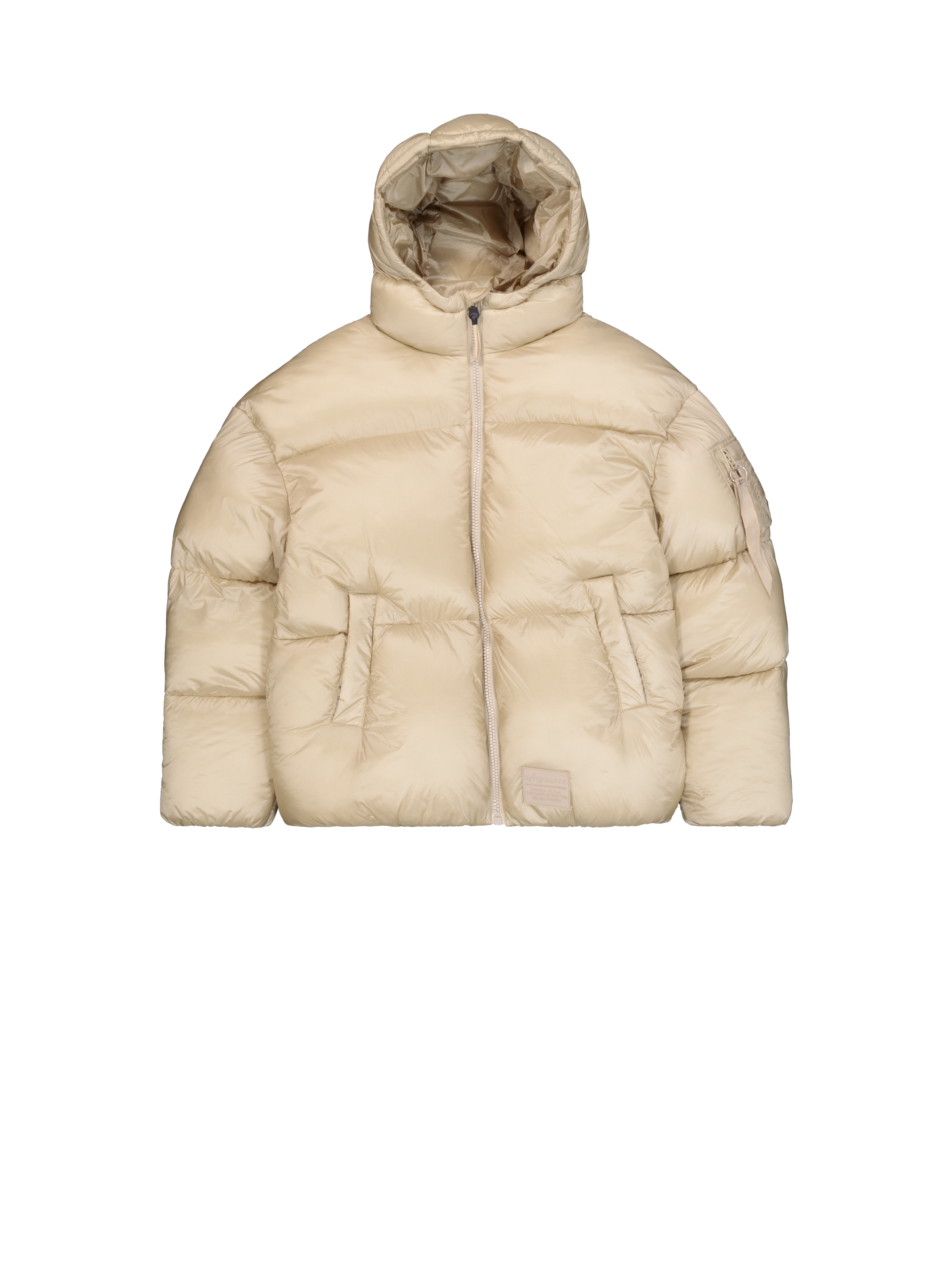 Cloud Puffer Bomber Winter Jacket organic beige 148130_627_1_flatlay_00001_164361.png