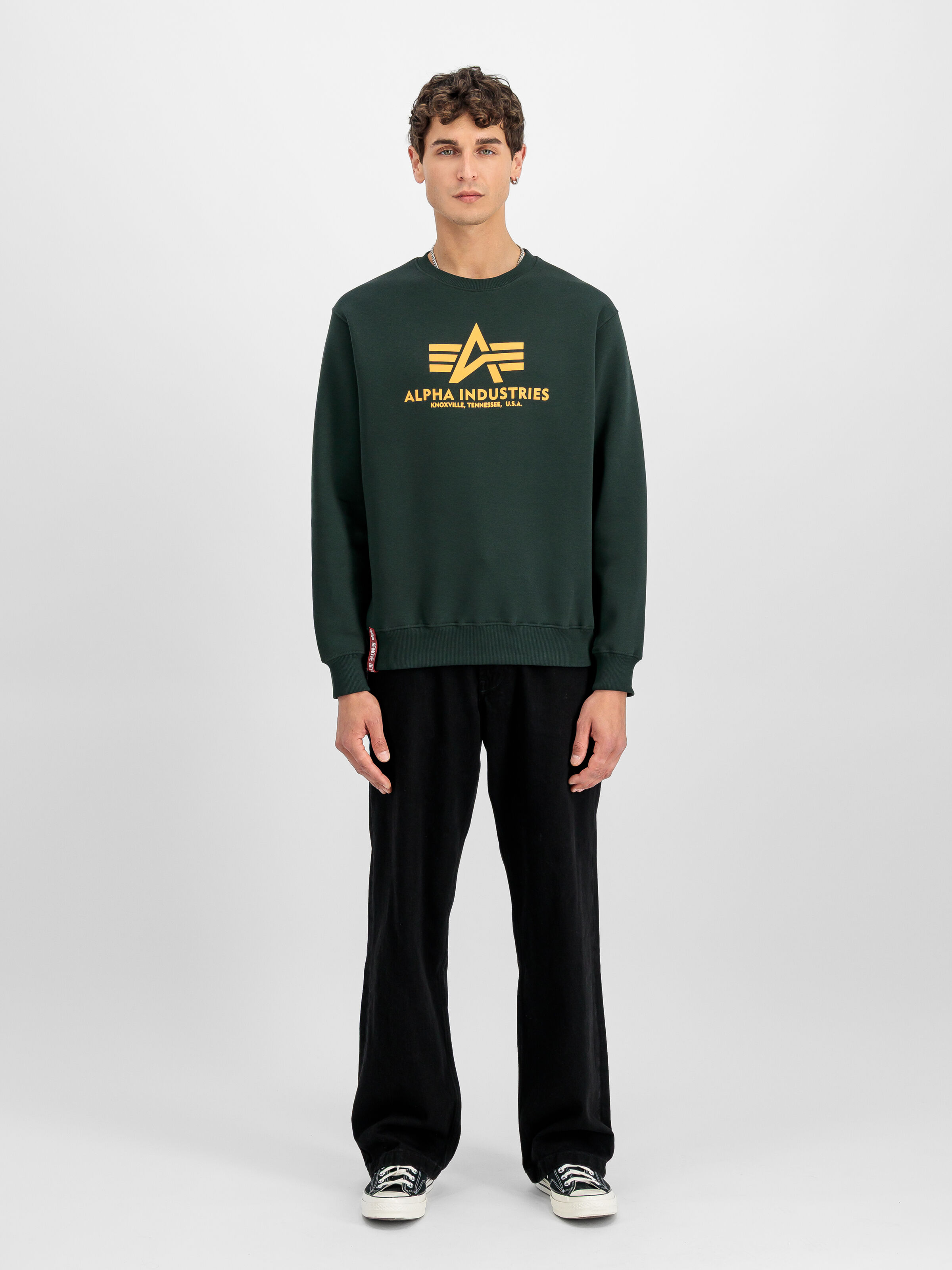 Basic Big Logo Sweatshirt dark petrol 178302_353_2_model_00001_189742