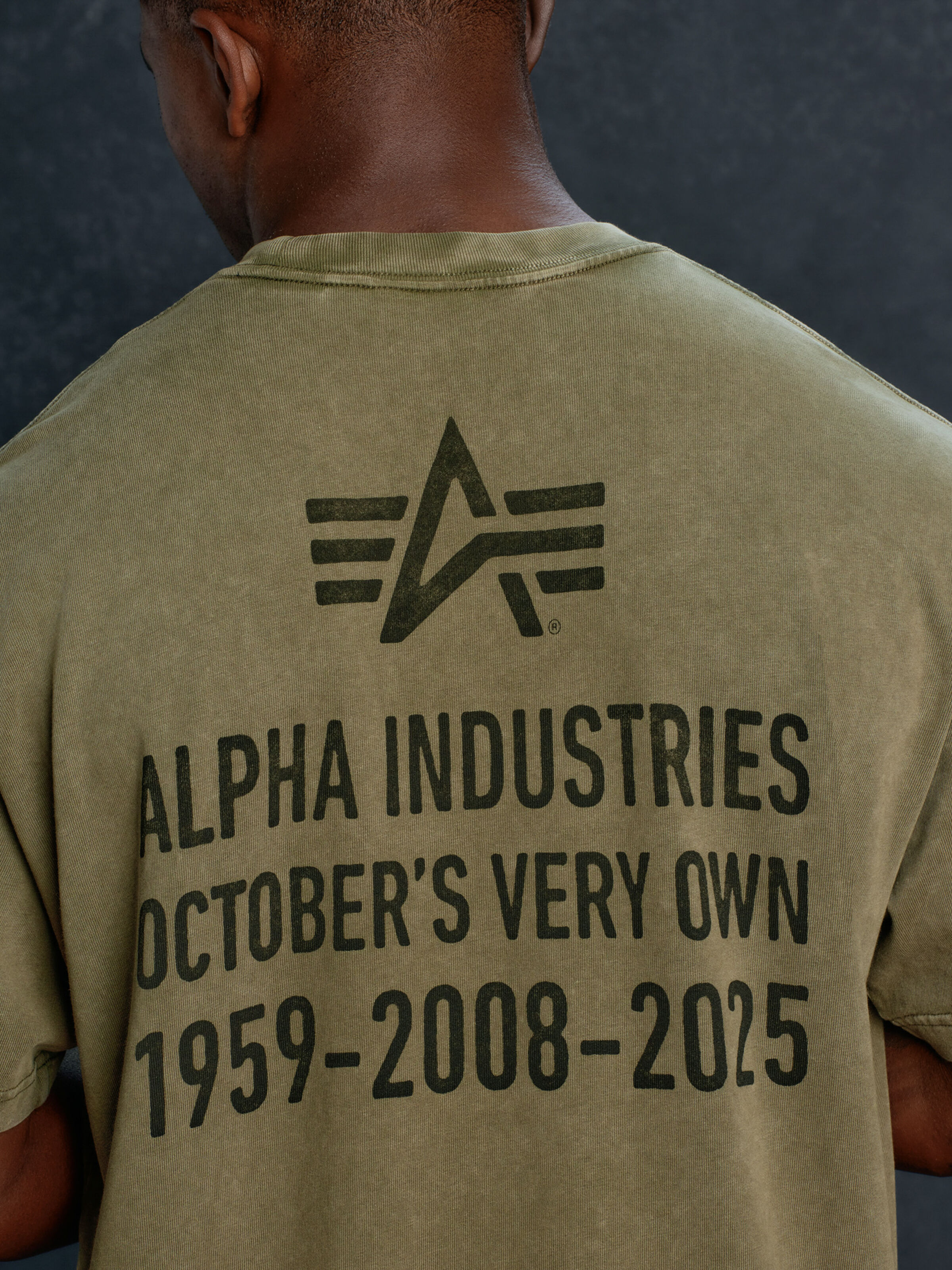 ALPHA x OVO Garment Dye T-Shirt olive 258017_11_3_detail_00001_195936