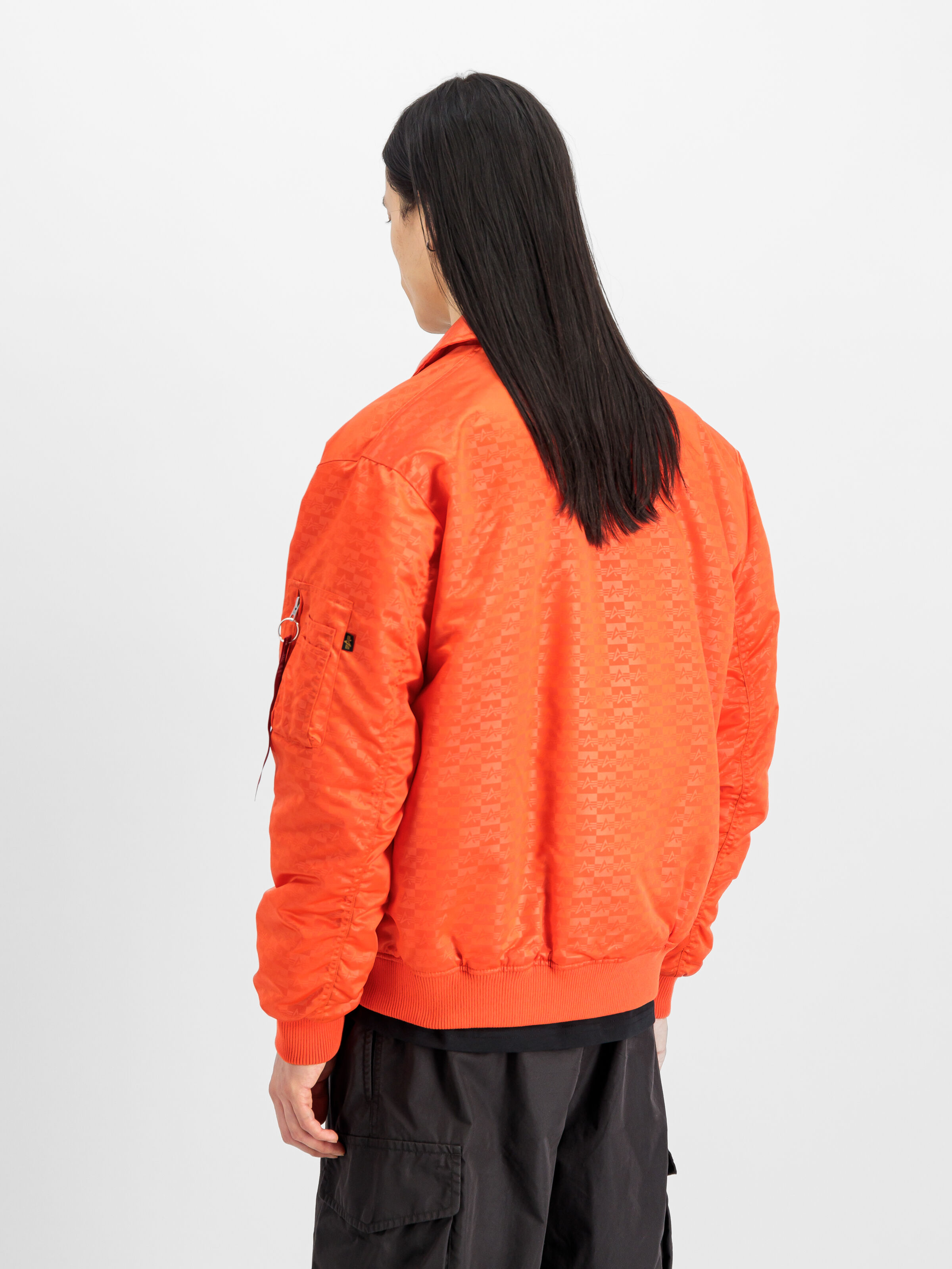 Coach Logo Bomber Jacket boost orange 156145_736_2_model_00004_148108