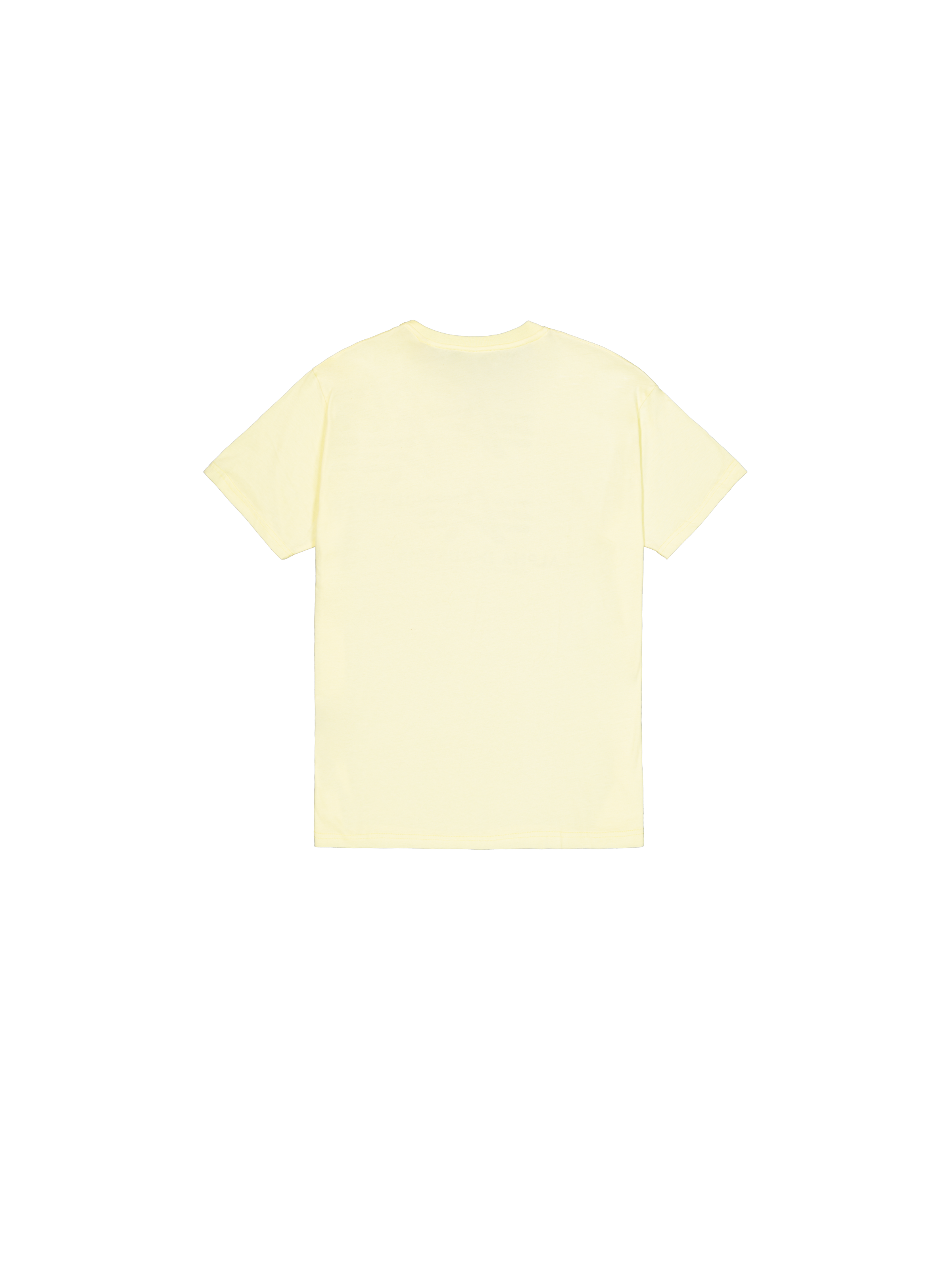 Basic Big Logo T-Shirt retro yellow 100501_764_1_flatlay_00002_160993