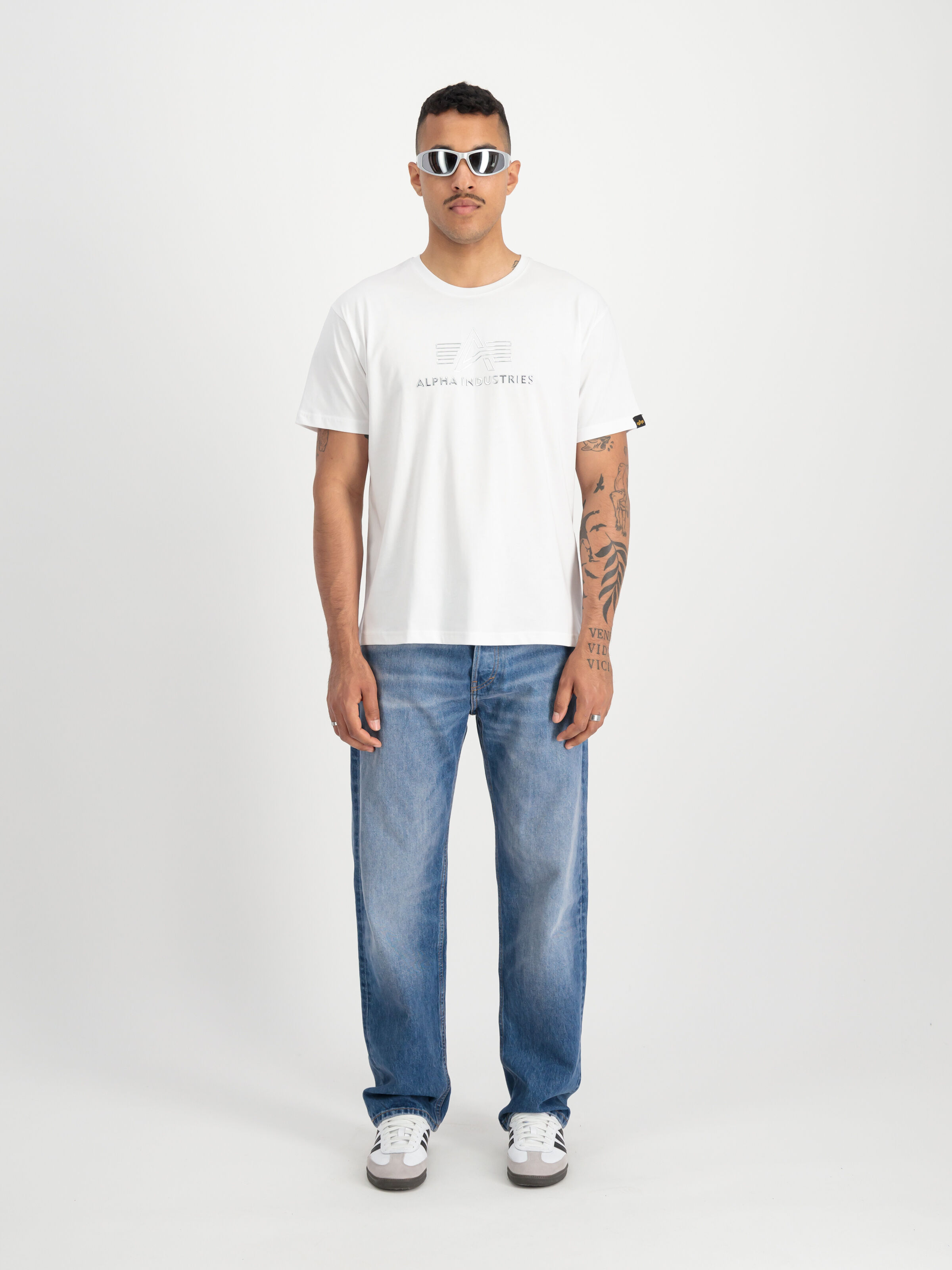 Basic Mid Logo TPU T-Shirt white / chrome 148525_528_2_model_00001_97932