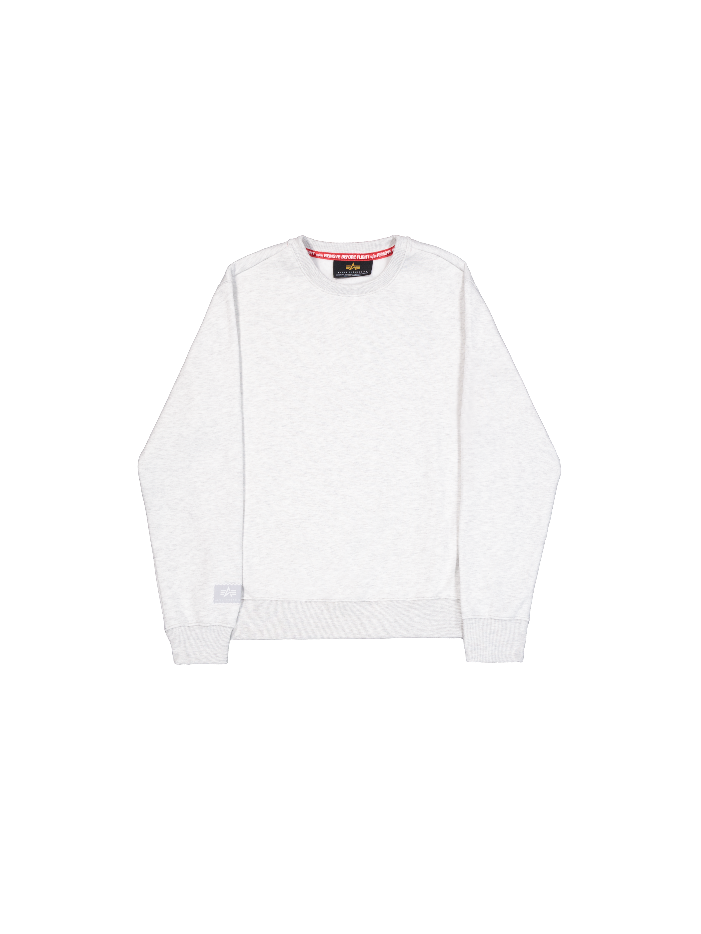 Label Sweatshirt Backprint pastel grey melange 258307_752_1_flatlay_00001_195050.png