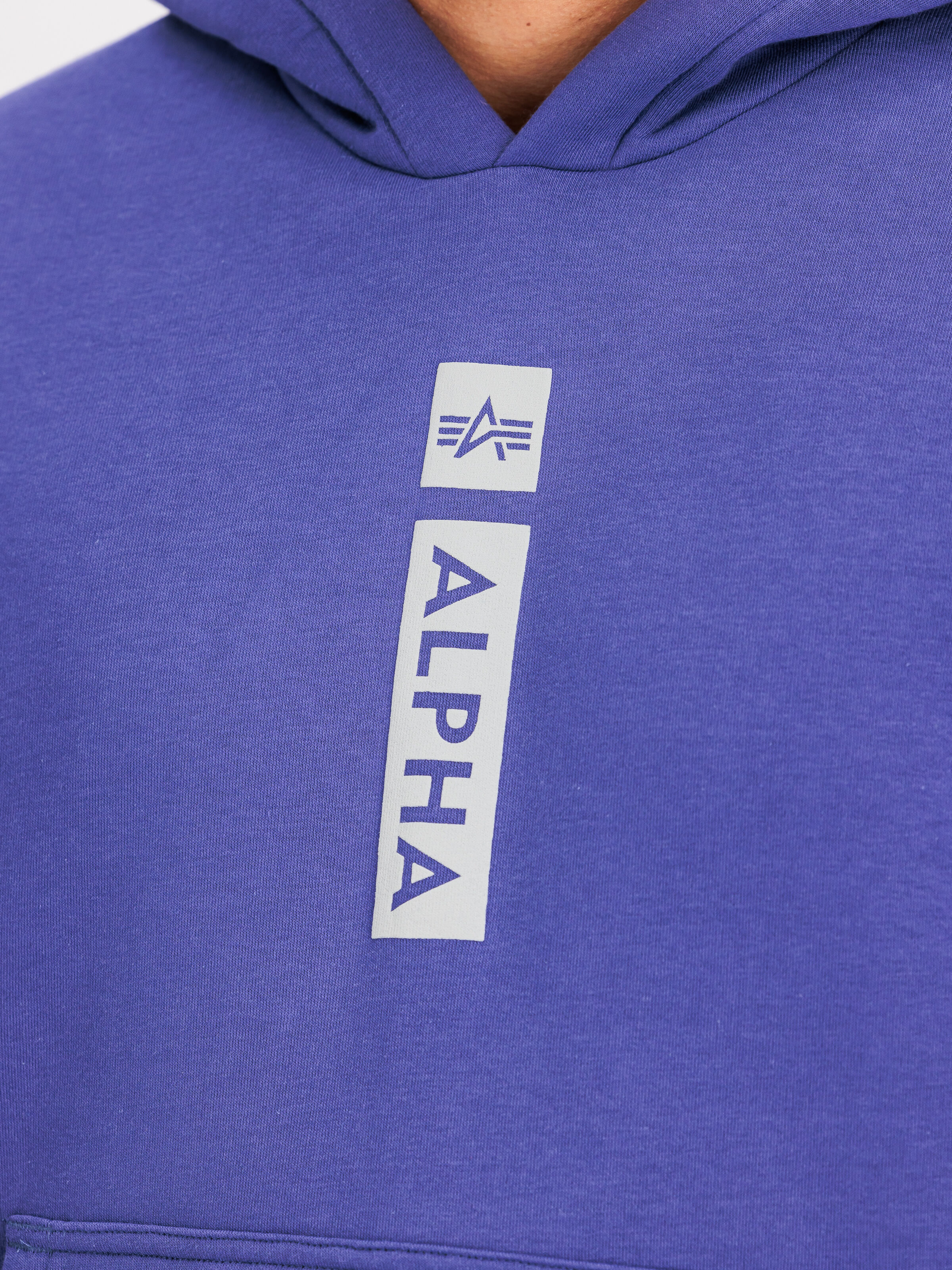 Alpha Puff Print Hoodie night purple 146338_735_3_detail_00001_118427