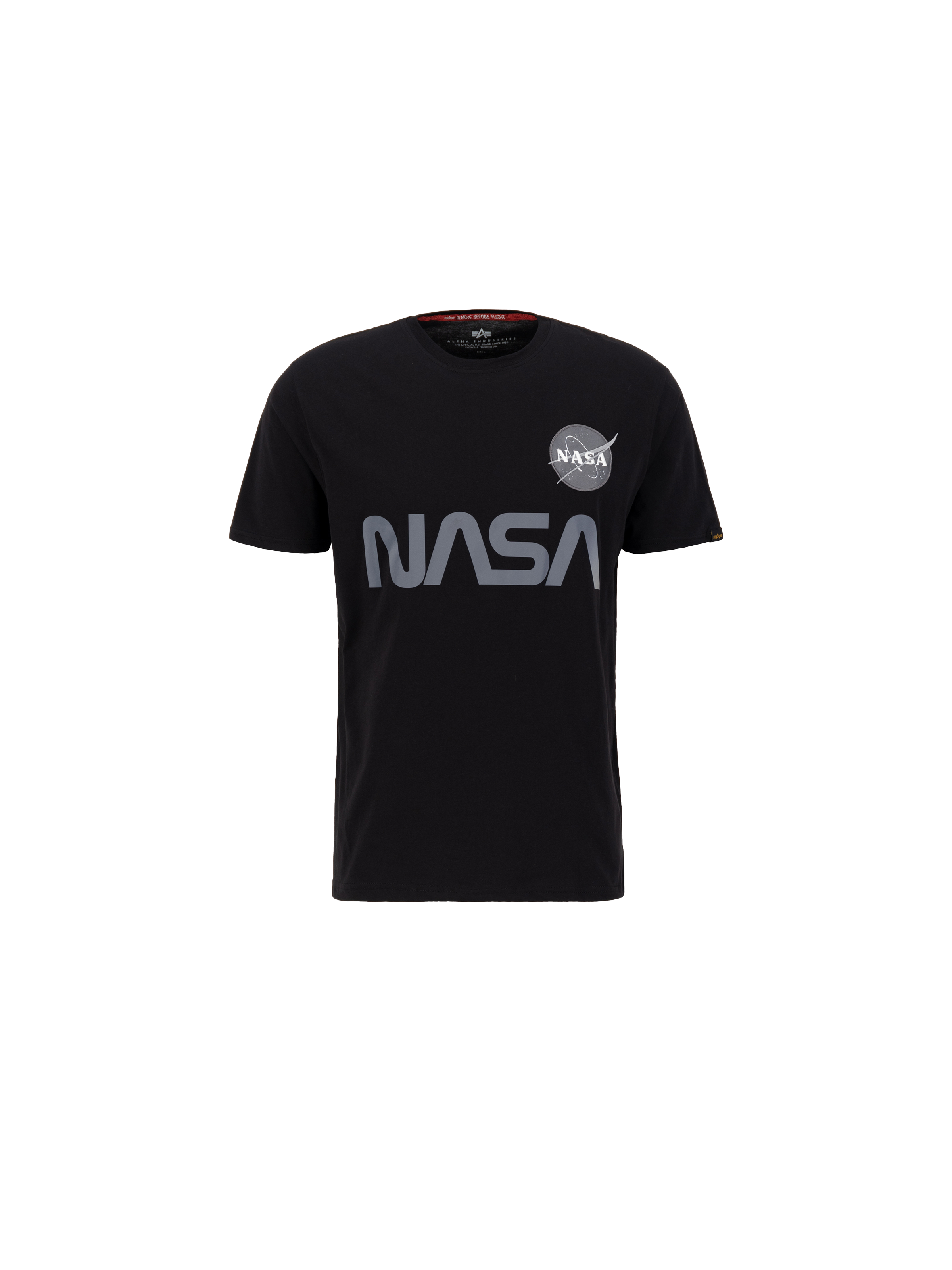 NASA Reflective T-Shirt black 178501_03_alpha_industries_nasa_reflectiv_t_bust_front_001_194079.png