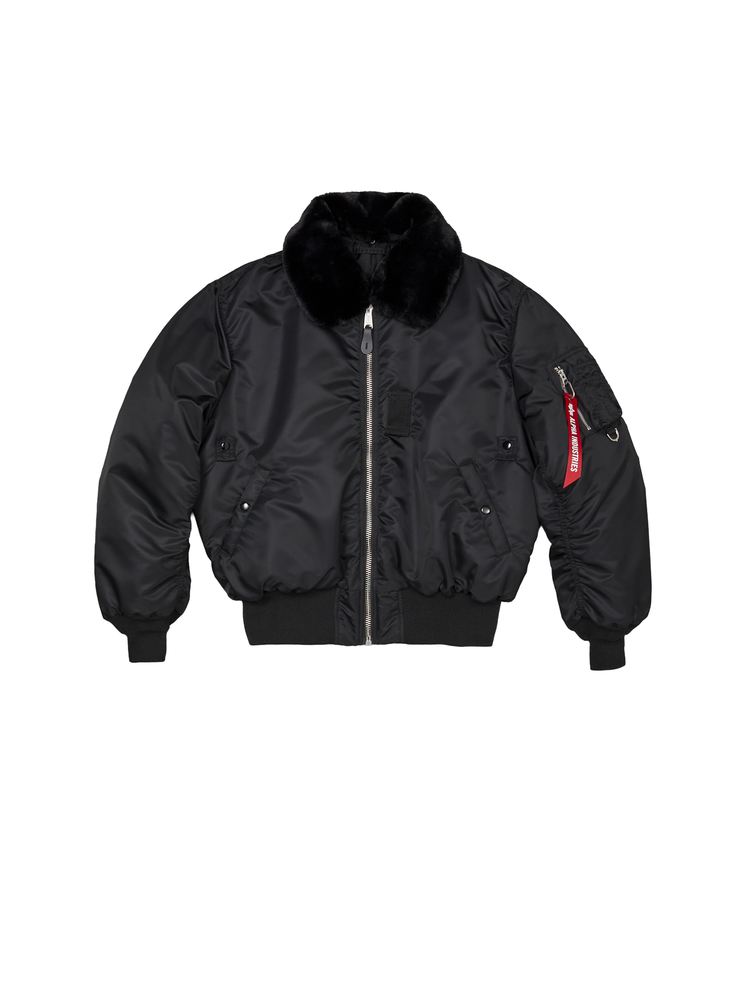 ALPHA x MASTERMIND REVERSIBLE FAUX MOUTON B-15 Bomber Jacket black 258019_03_1_flatlay_00001_200163.png