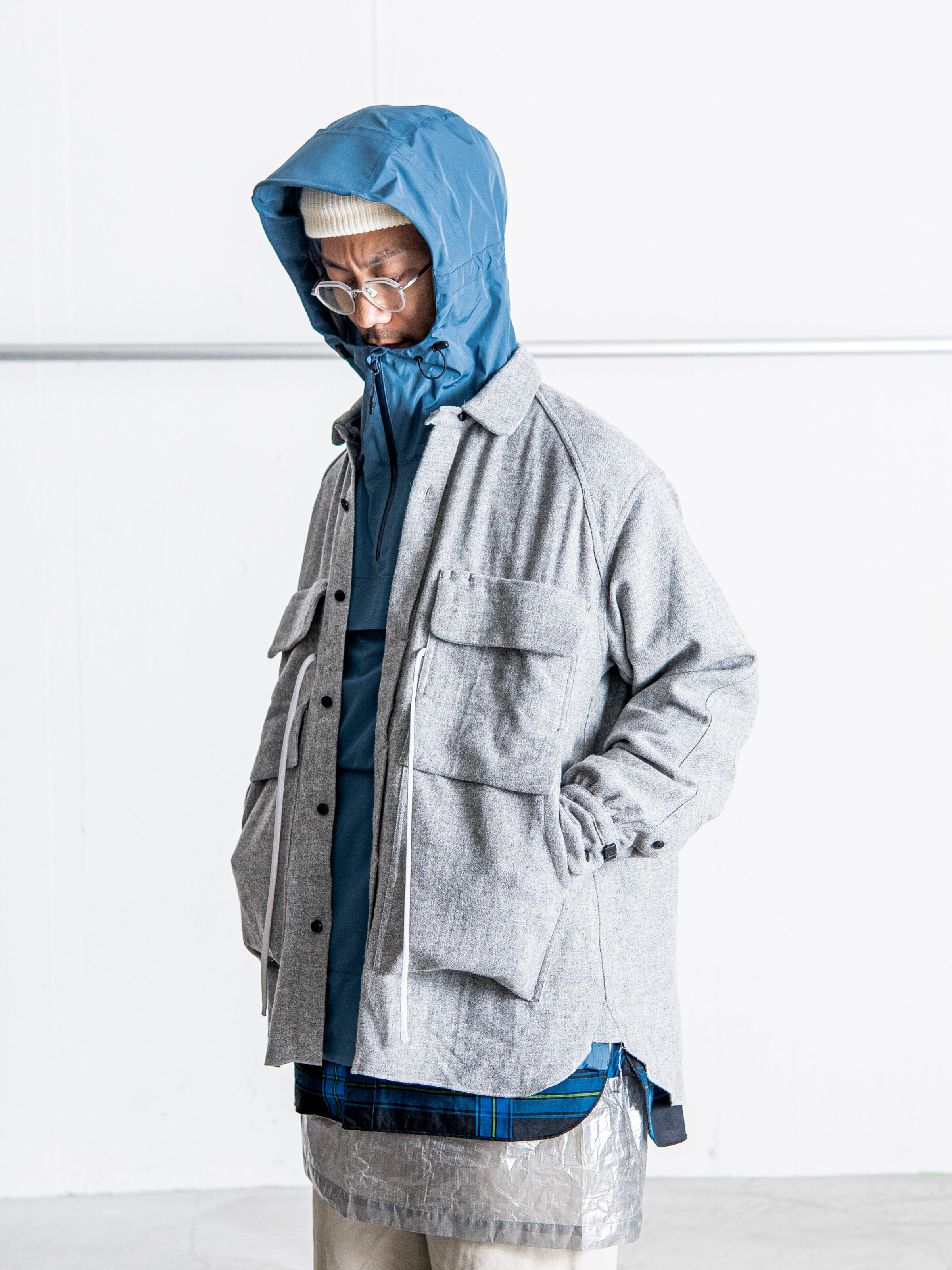 ALPHA x NORBIT Field Work Shirt rep.grey 258026_04_2_model_00003_208793