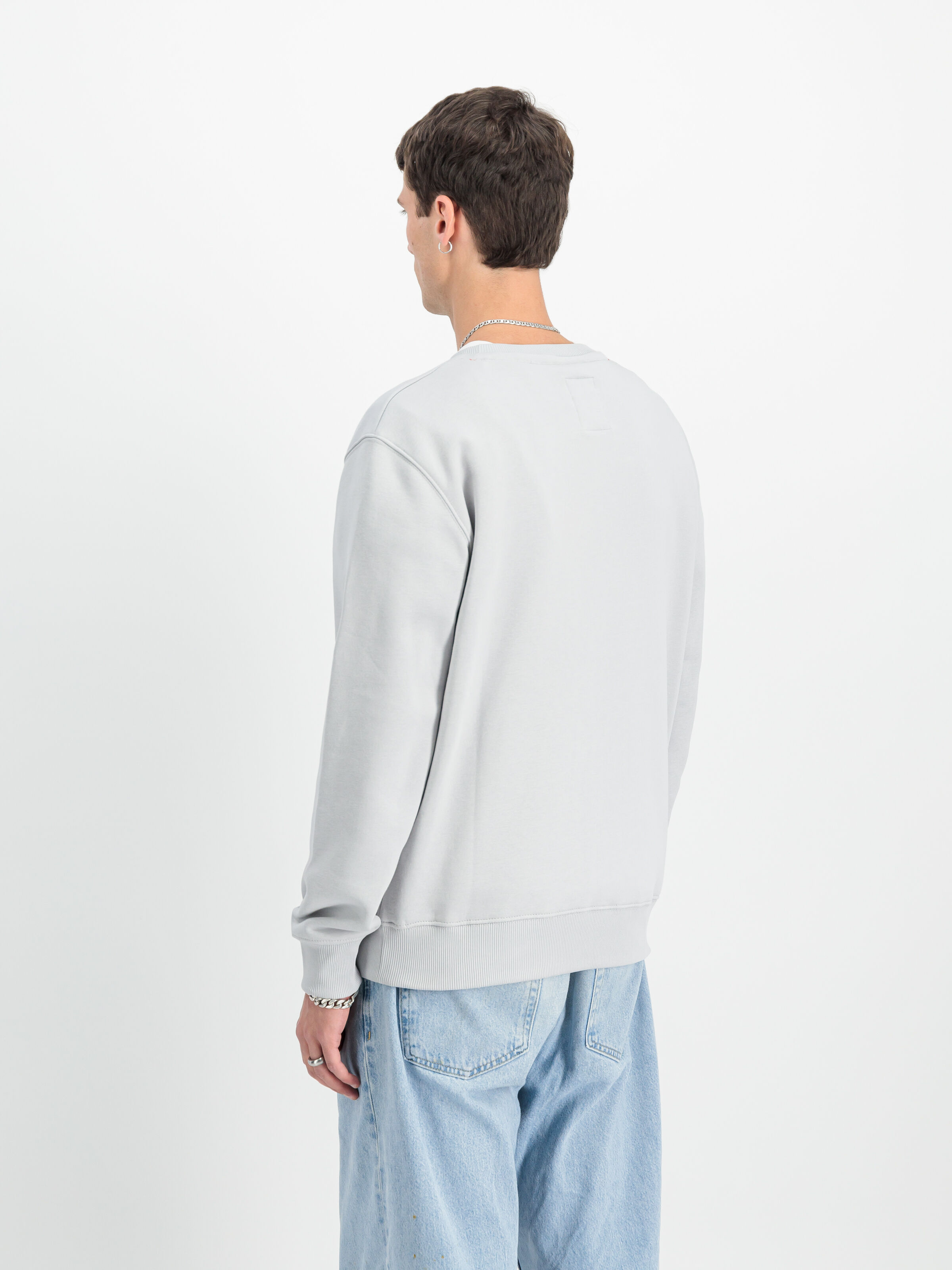 Basic Big Logo Sweatshirt pastel grey 178302_666_2_model_00004_122516
