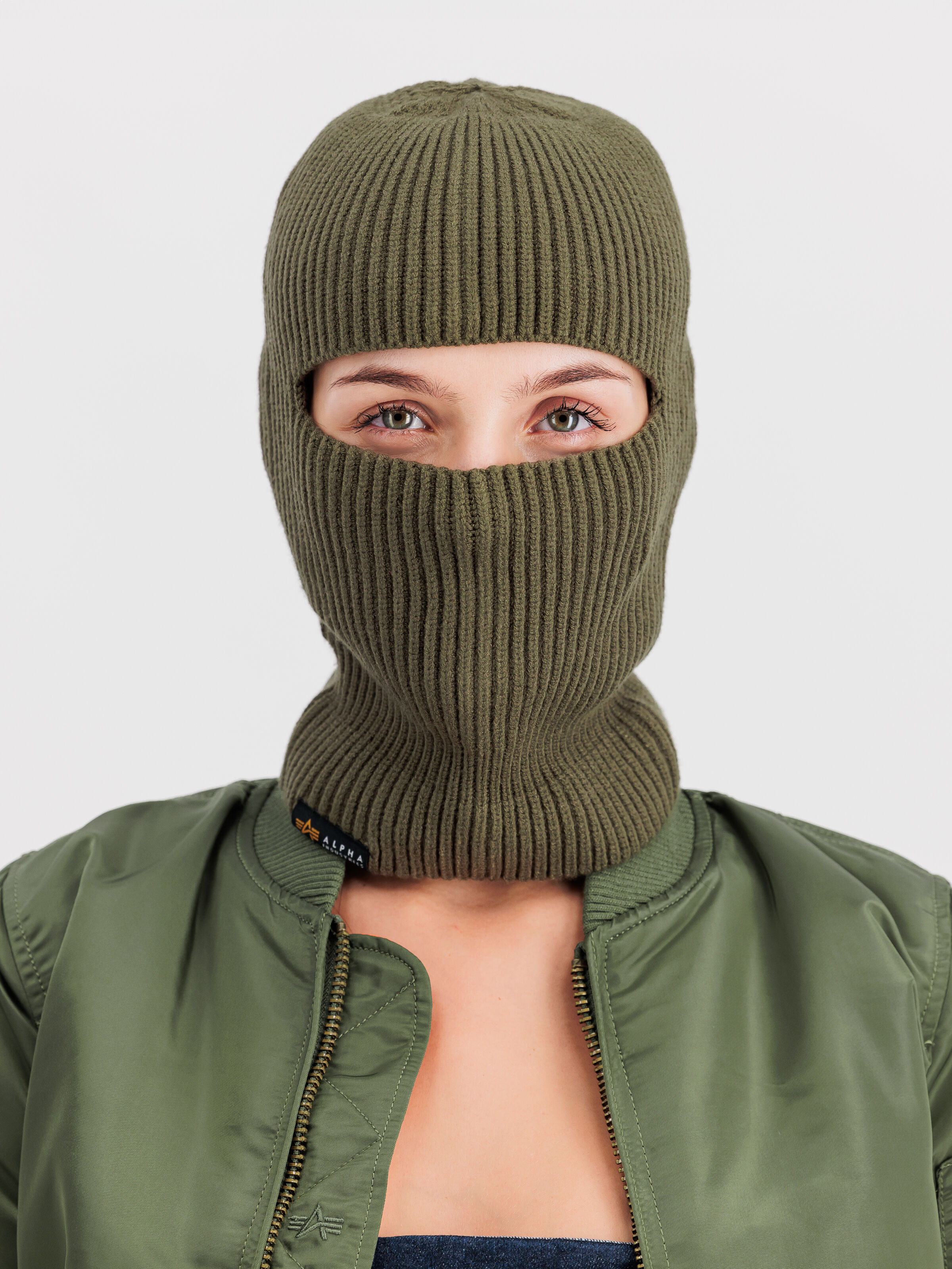 Label Balaclava dark olive 138901_142_2_model_00001_119848