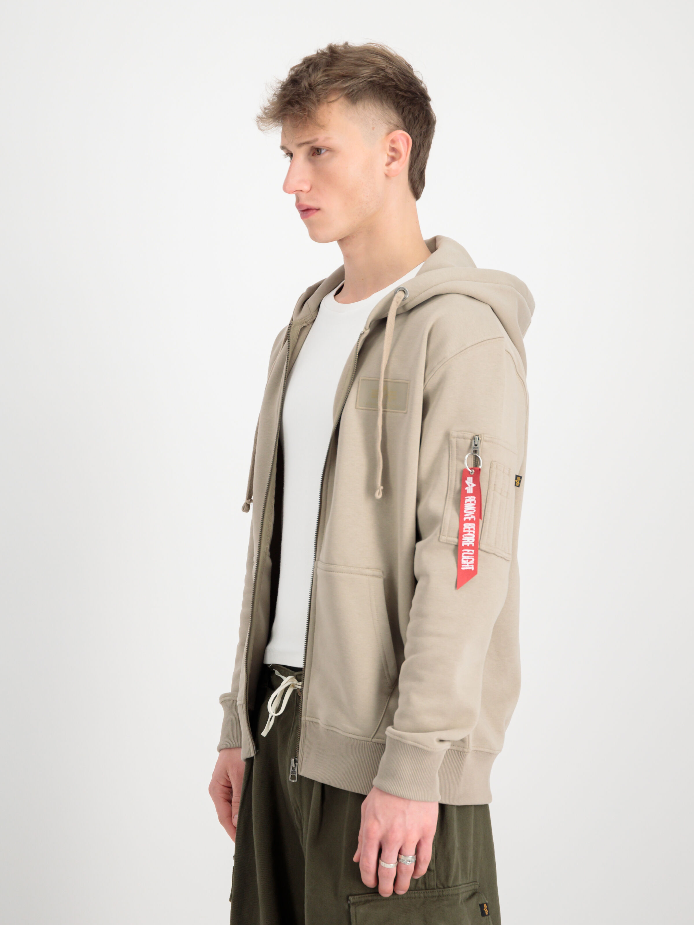 Backprint Zip Hoodie vintage sand 128342_679_2_model_00003_118726