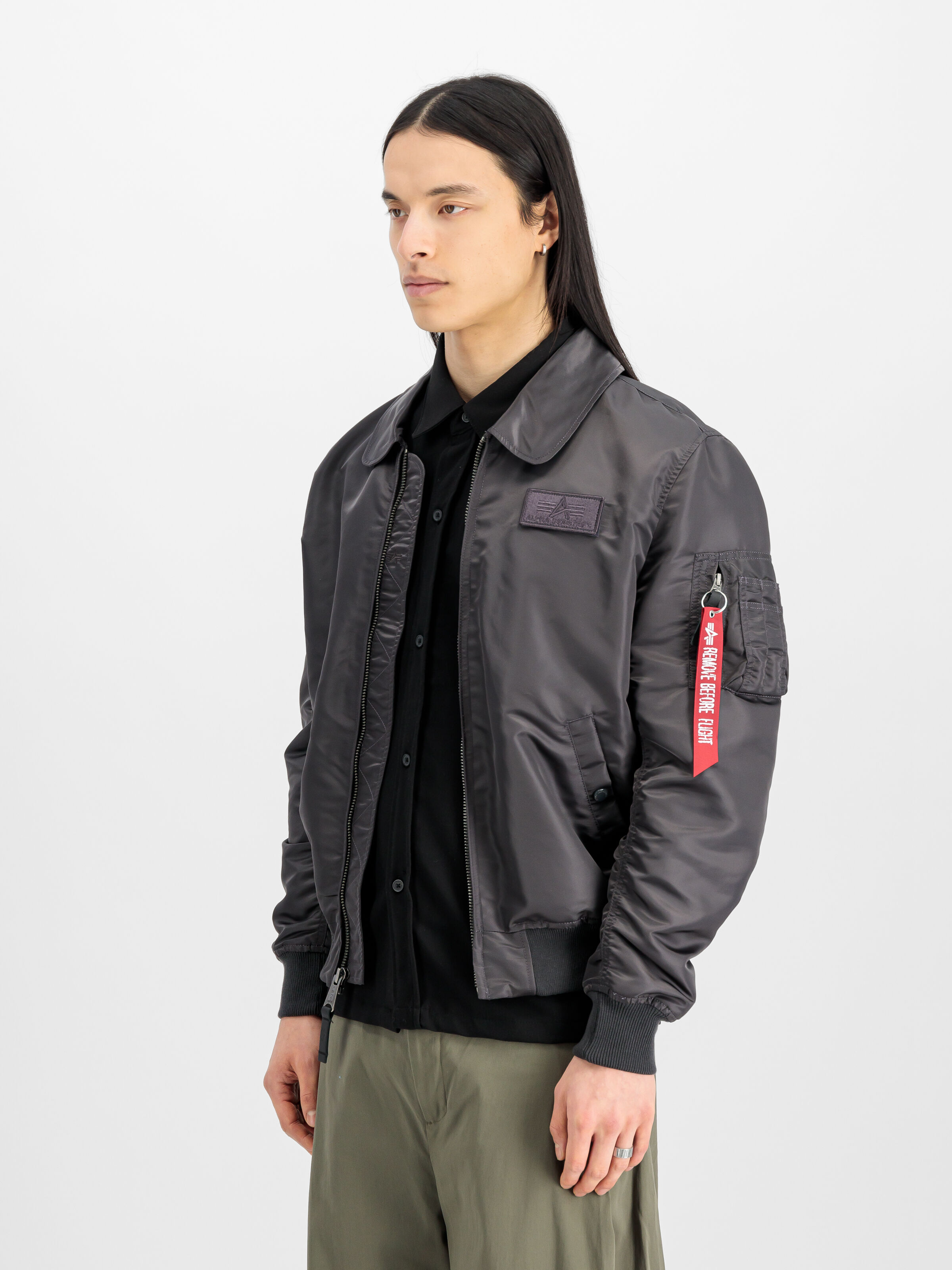 Flying Tigers CWU Light Bomber Jacket vintage grey 156128_684_2_model_00003_148297