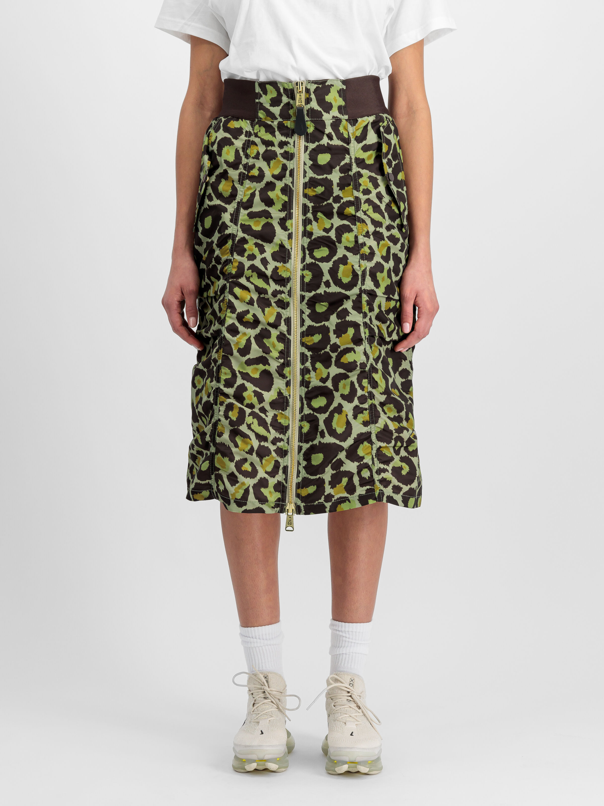 MA-1 Camo Midi Skirt Women olive leo camo 148067C_732_2_model_00003_103508
