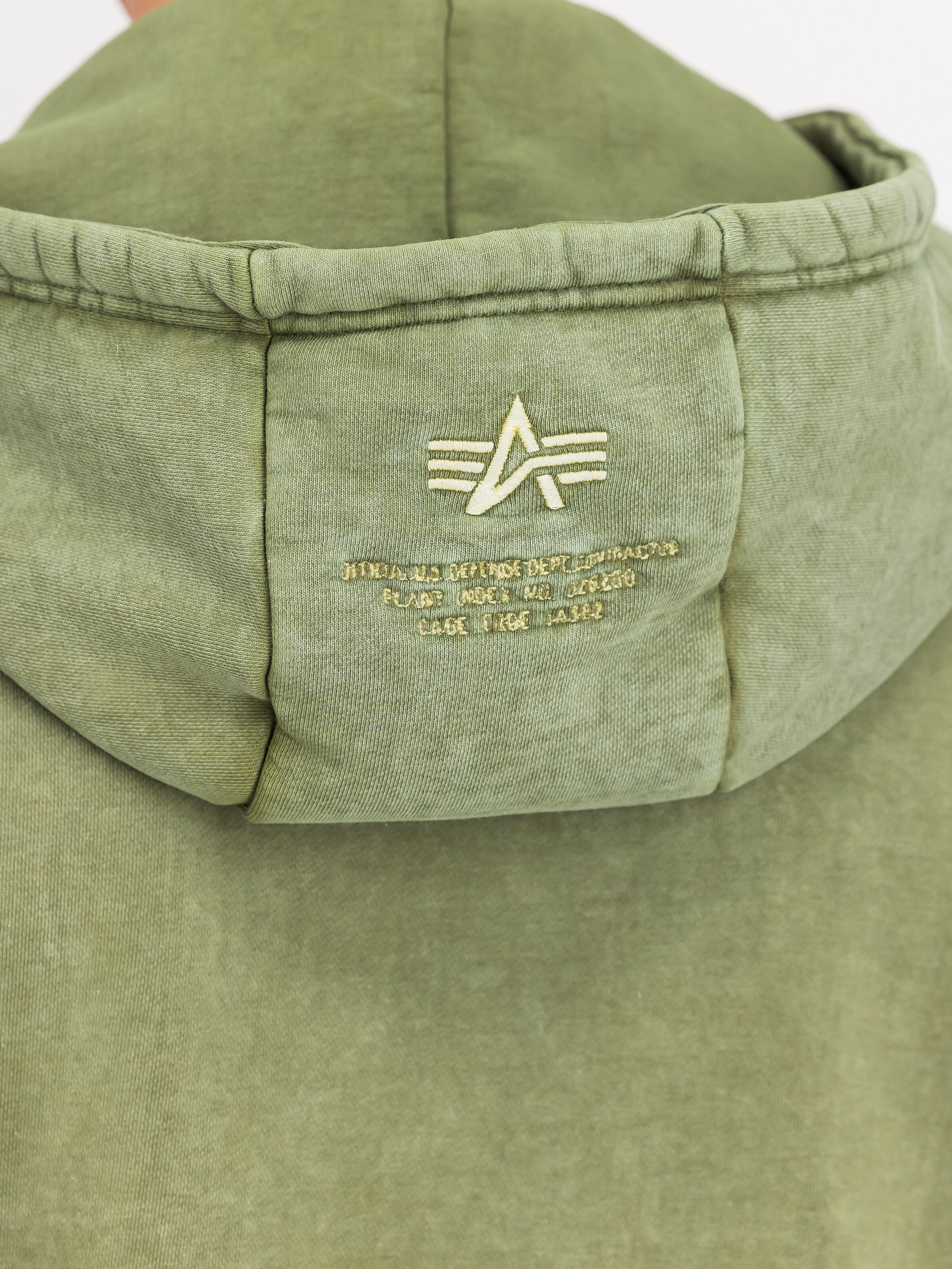 Acid Logo Hoodie moss green 258339_714_3_detail_00002_164638
