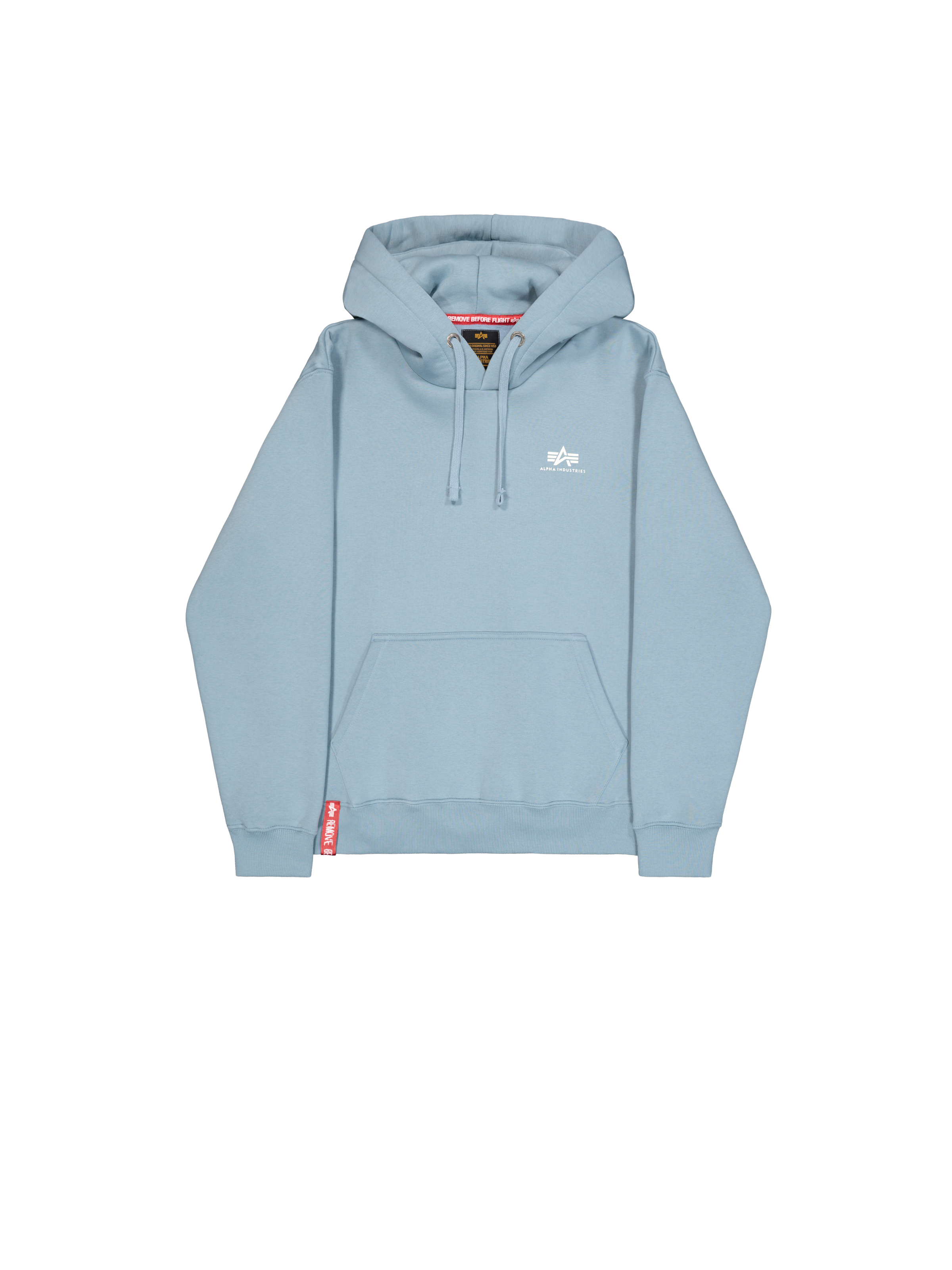 Basic Small Logo Hoodie greyblue 196318_134_1_flatlay_00001_185879.png