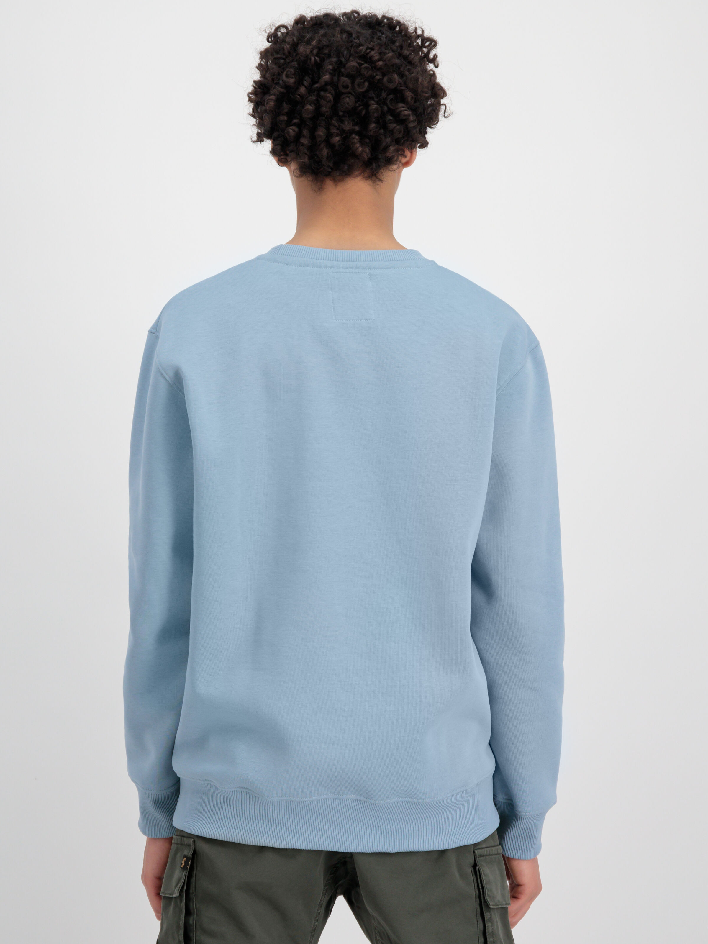 Basic Big Logo Sweatshirt greyblue 178302_134_alpha_industries_basic_sweater_002_182767