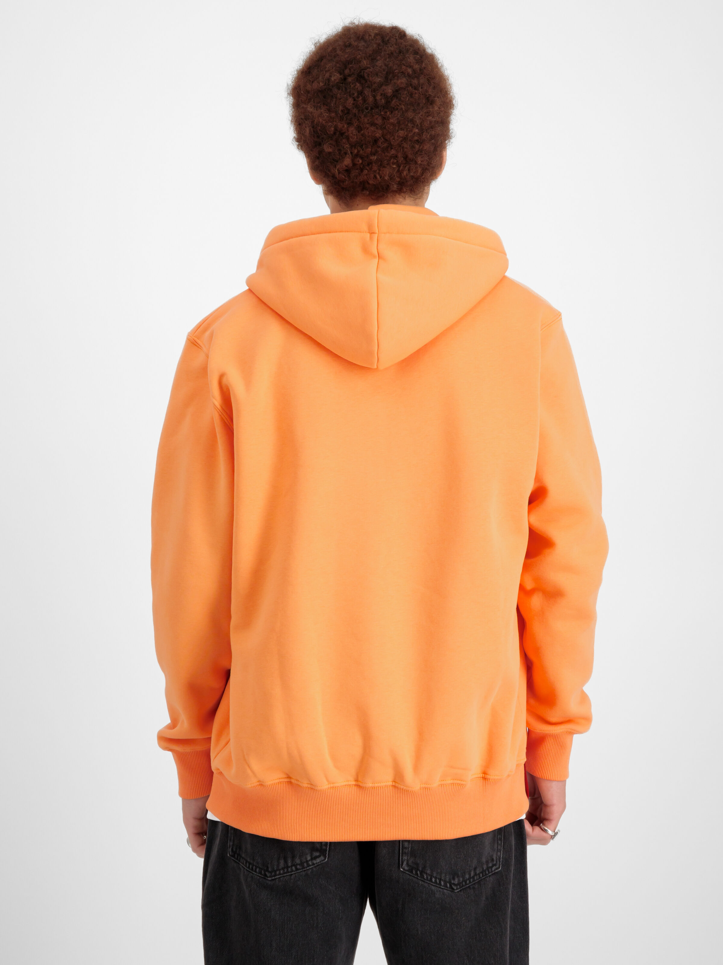 Basic Big Logo PP Zip Hoodie tangerine 178325PP_710_00008_182320