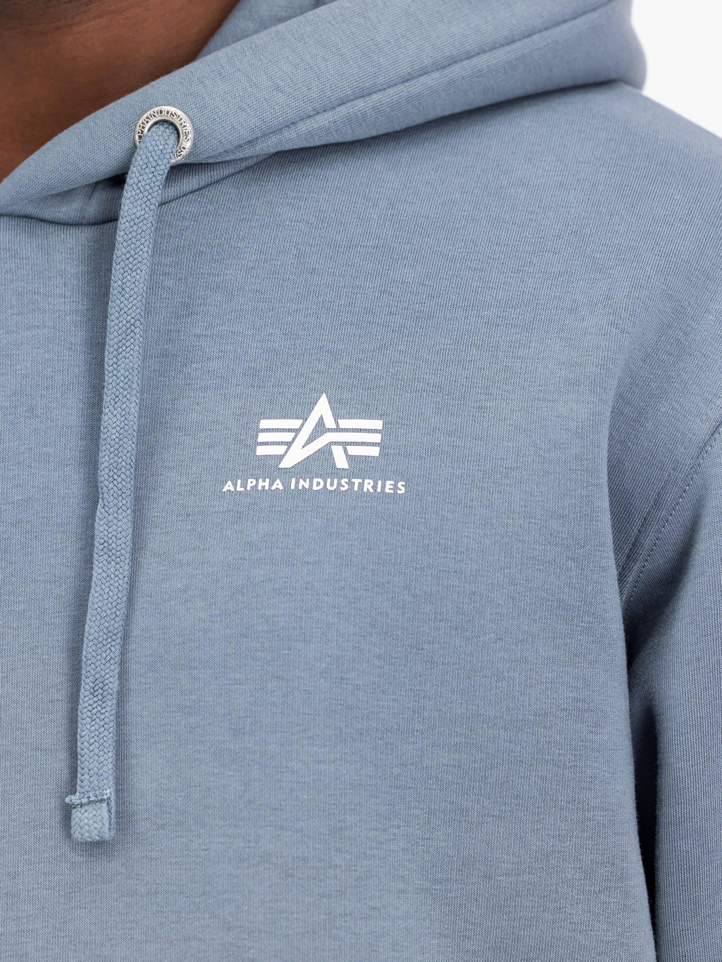Basic Small Logo Hoodie denim blue 196318_439_3_detail_00001_159902