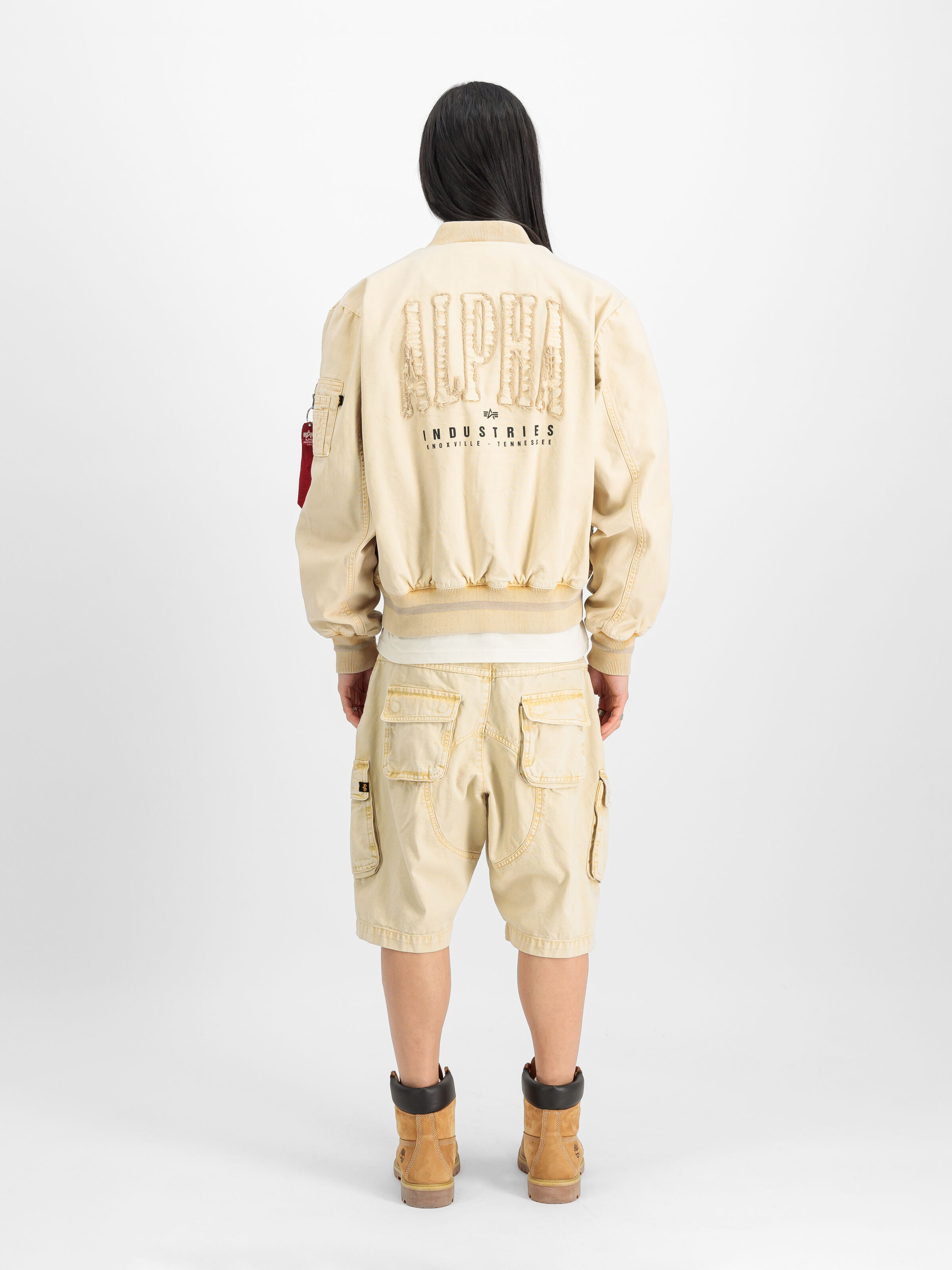 Coach Back Embroidery Light Bomber Jacket vintage white 156144_300_2_model_00002_149496
