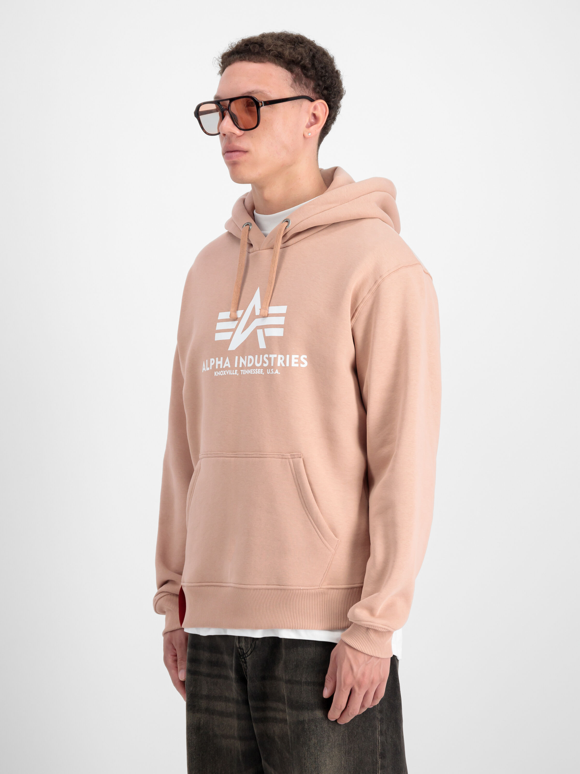 Basic Big Logo Hoodie Dusty Coral 178312_721_2_model_00003_97540