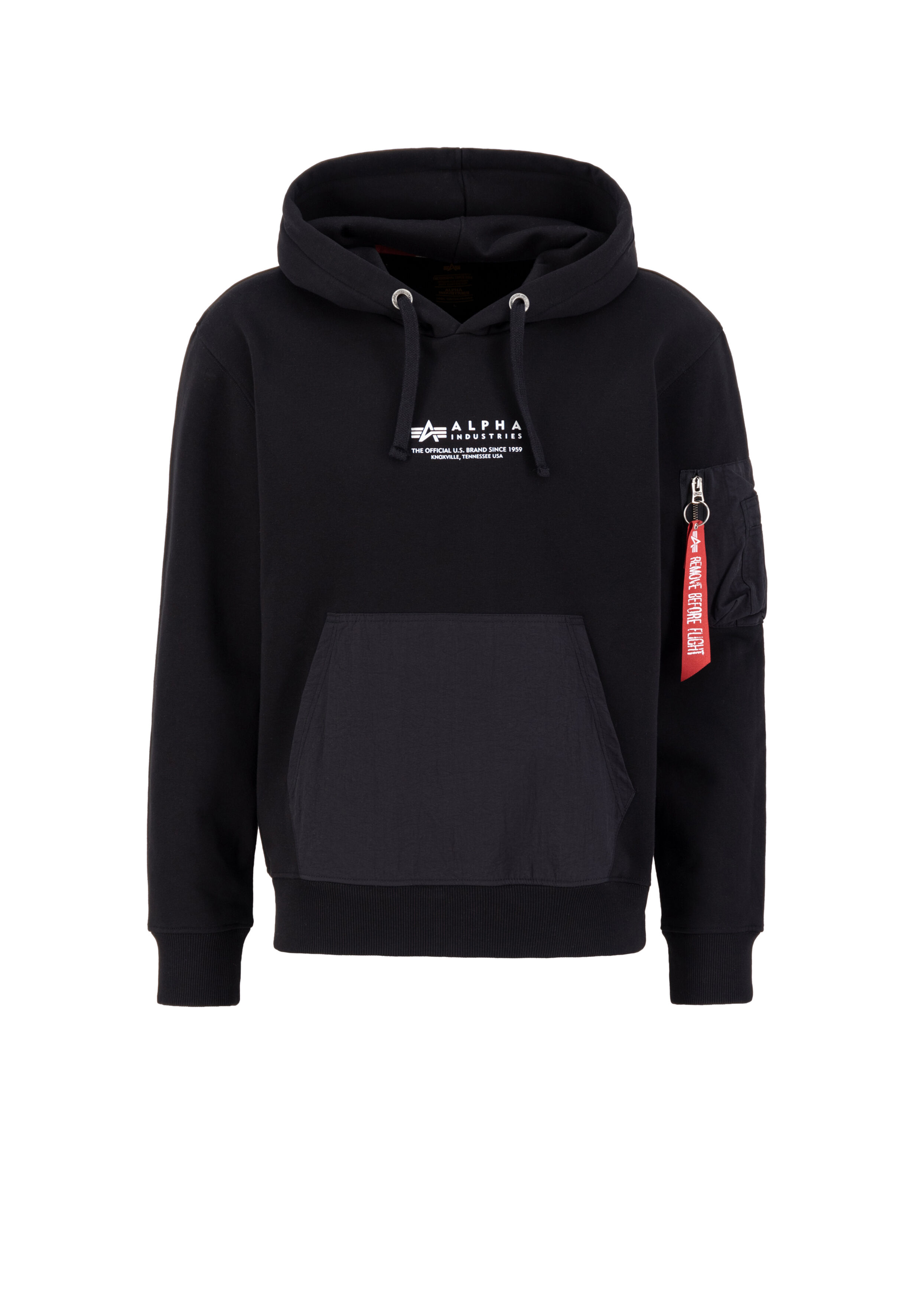 Nylon Pocket Hoodie black 108330_03_alpha_industries_mylon_pocket_hoody_bust_front_123330.jpg