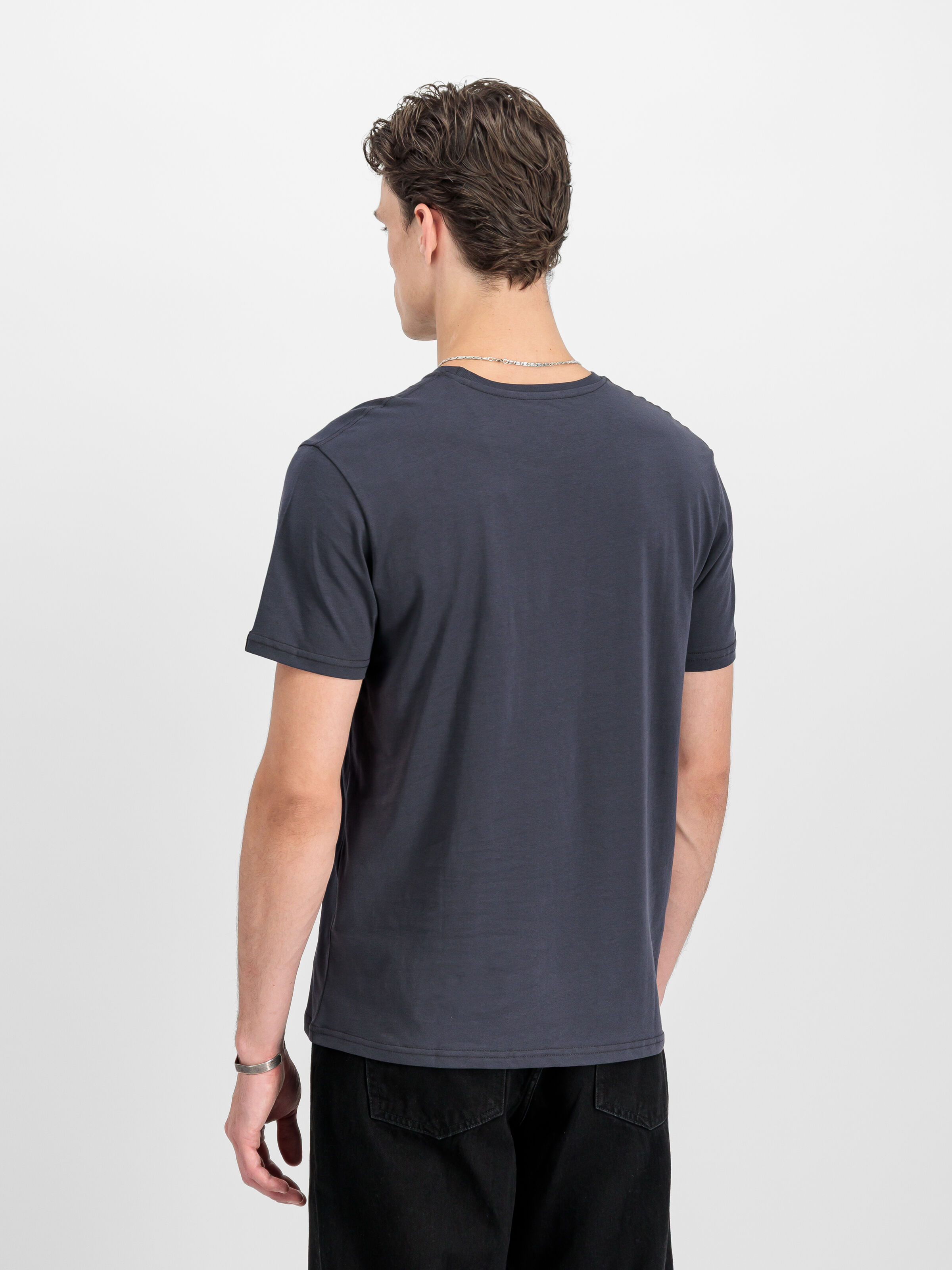 Basic Small Logo T-Shirt navy 188505_02_2_model_00003_189513