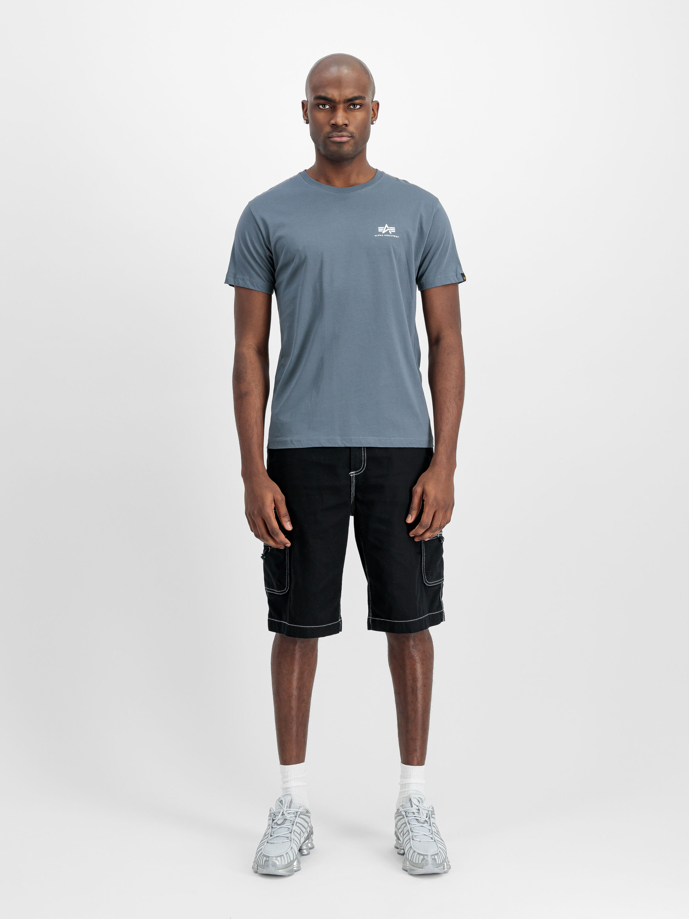 Basic Small Logo T-Shirt denim blue 188505_439_2_model_00001_160082