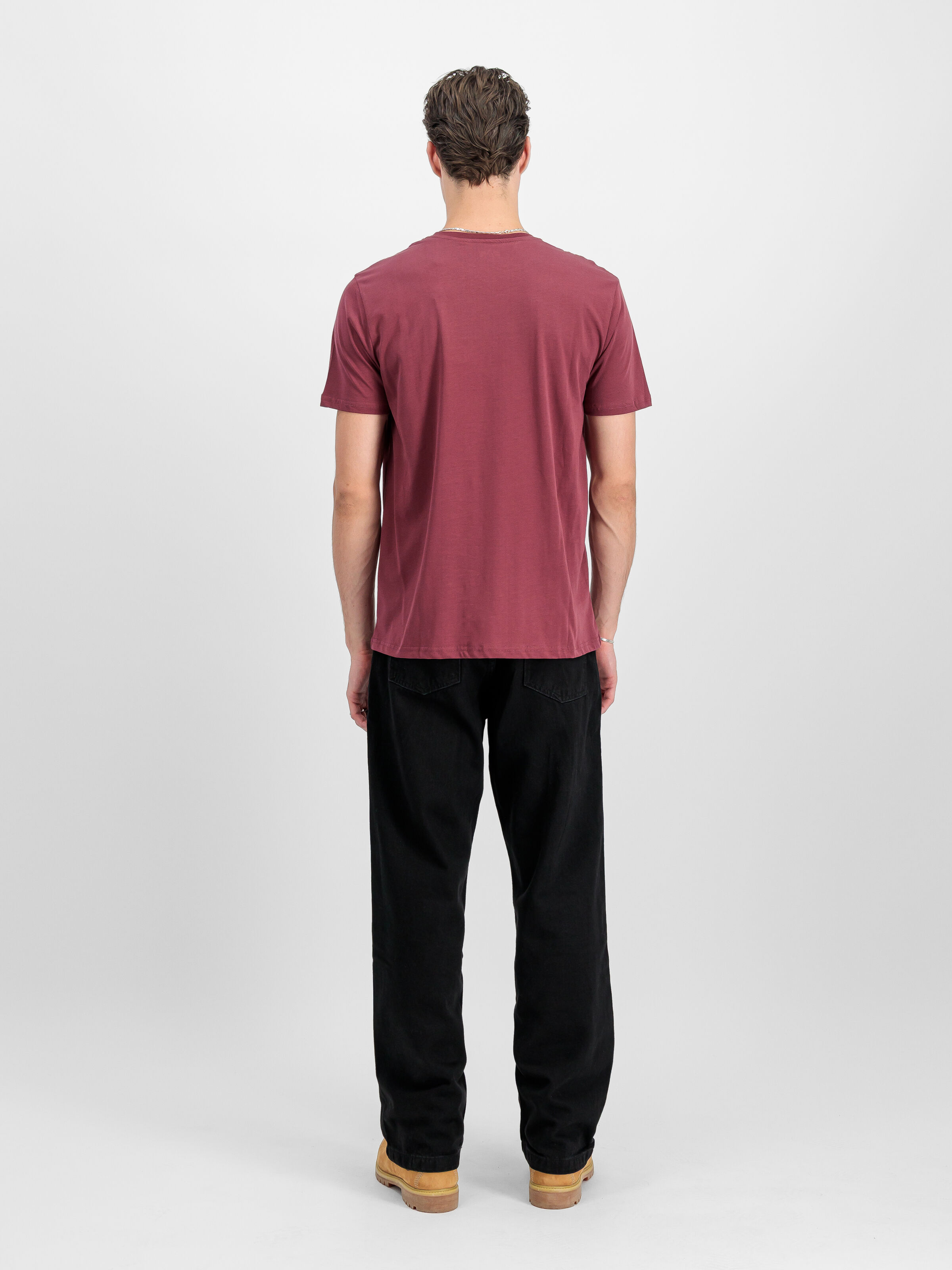 Alpha Label T-Shirt 2 Pack olive/burgundy 118534_642_2_model_00002_189195