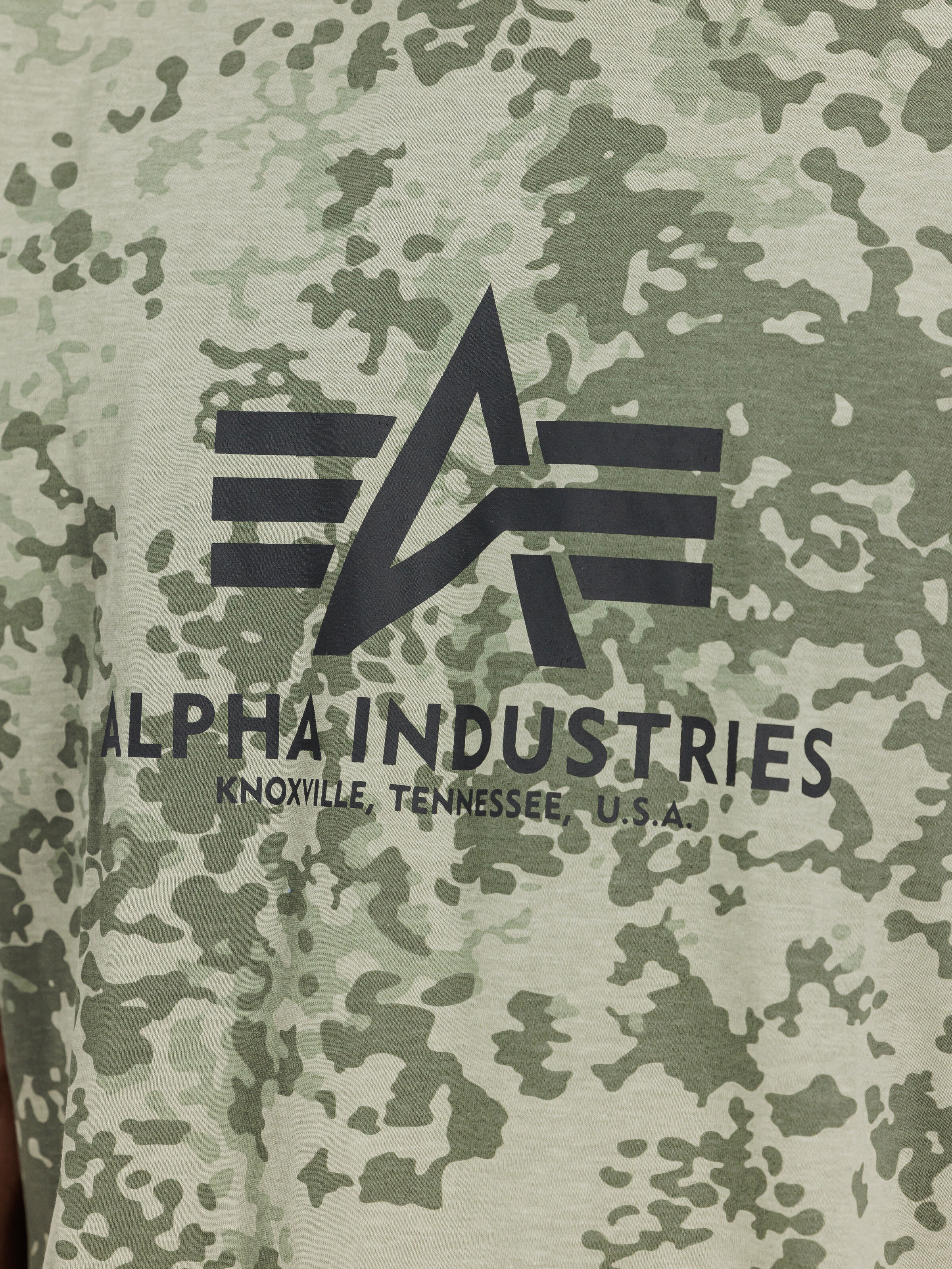 Basic Big Logo Camo T-Shirt M48 forest camo 100501C_905_3_detail_00001_227577