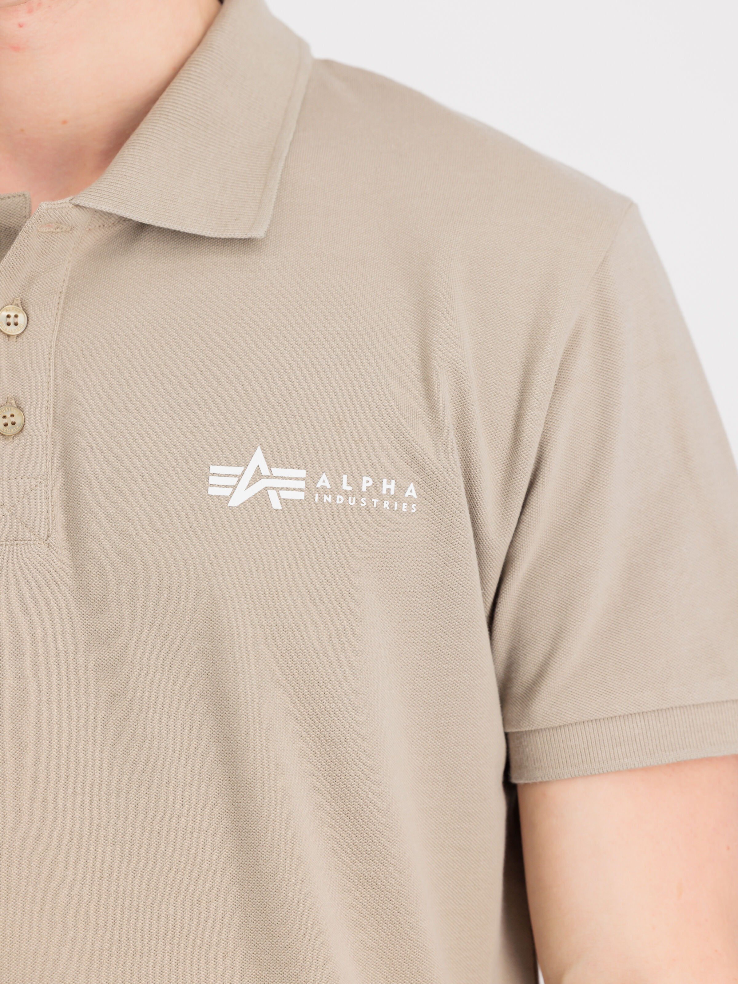 Basic Small Logo Polo vintage sand 106600_679_3_detail_00001_110788
