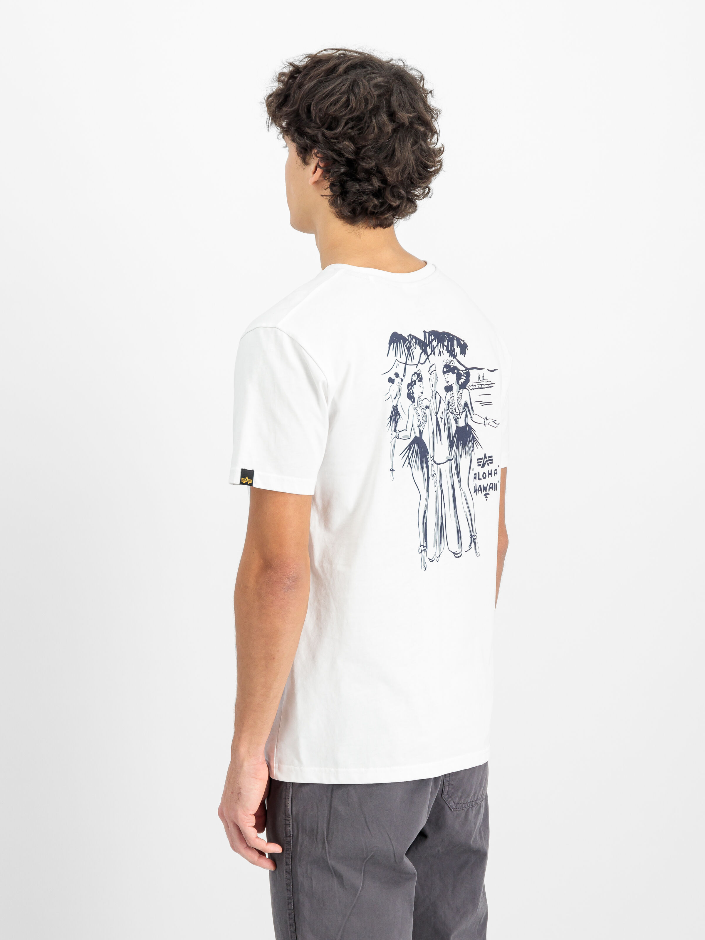 Aloha Backprint T-Shirt white 156530_09_2_model_00004_142801